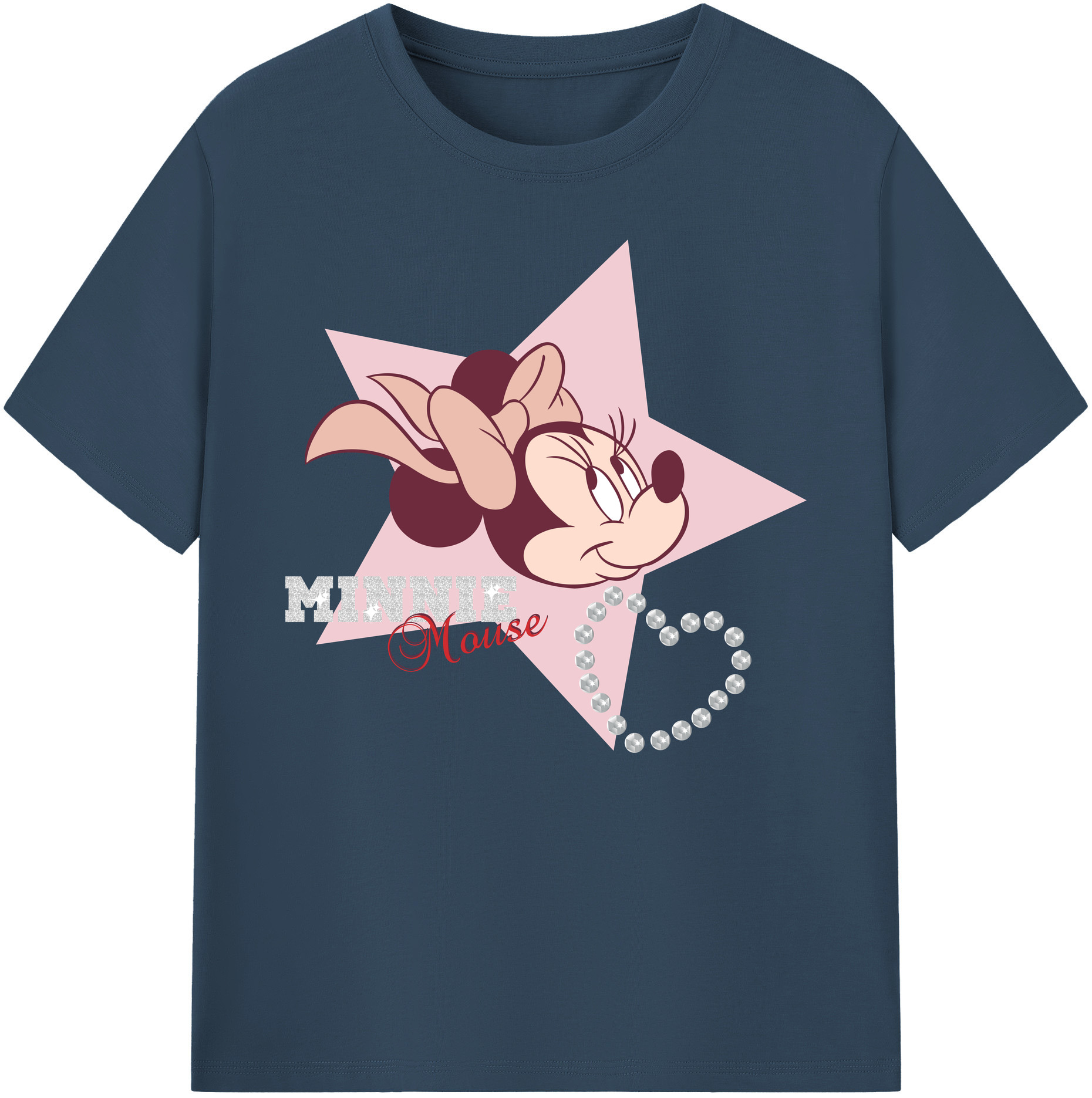 ミッキーマウス Mickey Mouse 綿100％ メンズ半袖Tシャツ｜肌触りやわらか＆通気性