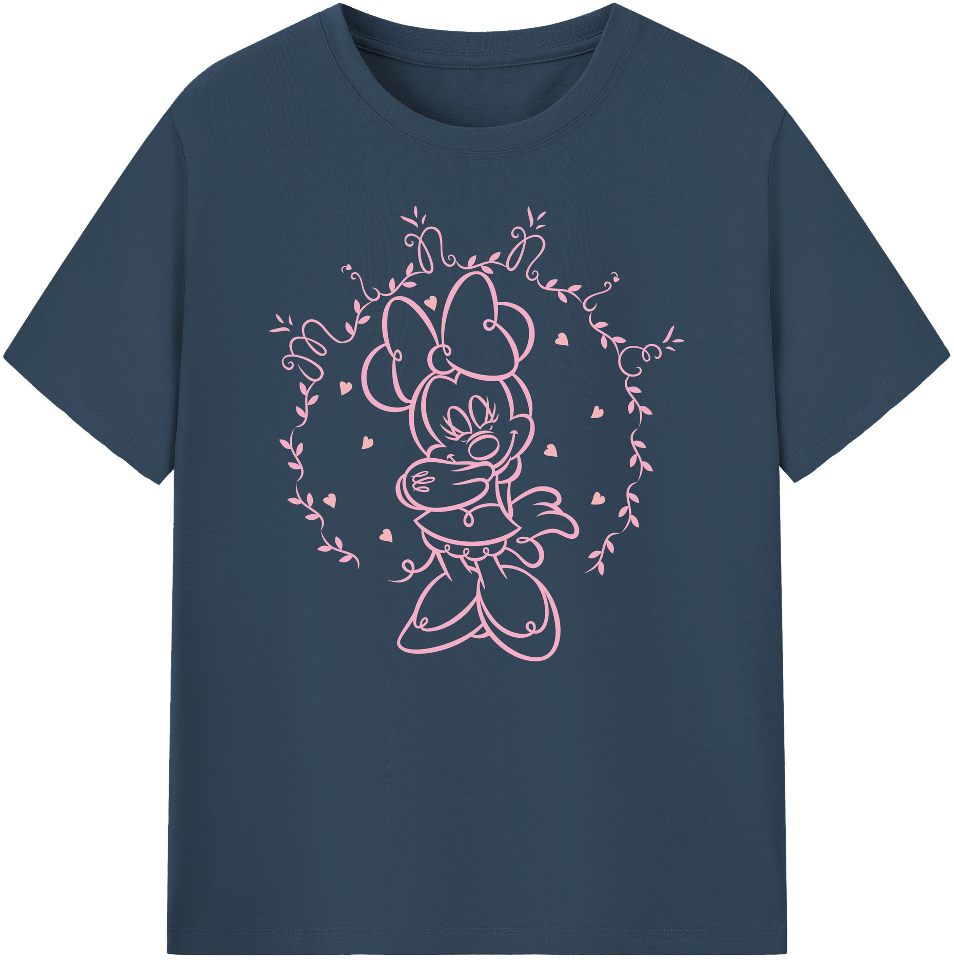 ミッキーマウス Mickey Mouse 綿100％ メンズ半袖Tシャツ｜肌触りやわらか＆通気性