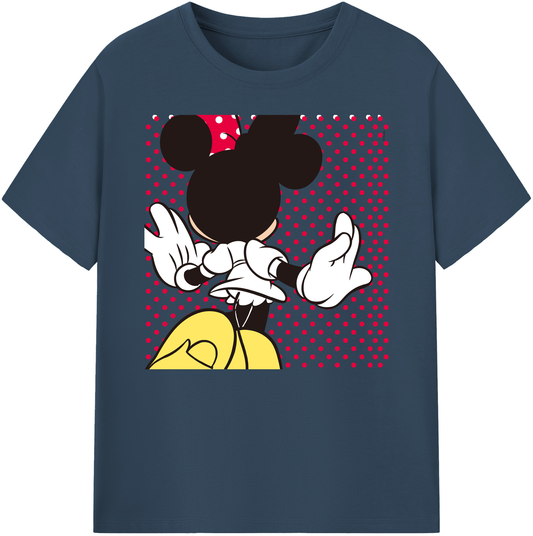 ミッキーマウス Mickey Mouse 綿100％ メンズ半袖Tシャツ｜肌触りやわらか＆通気性