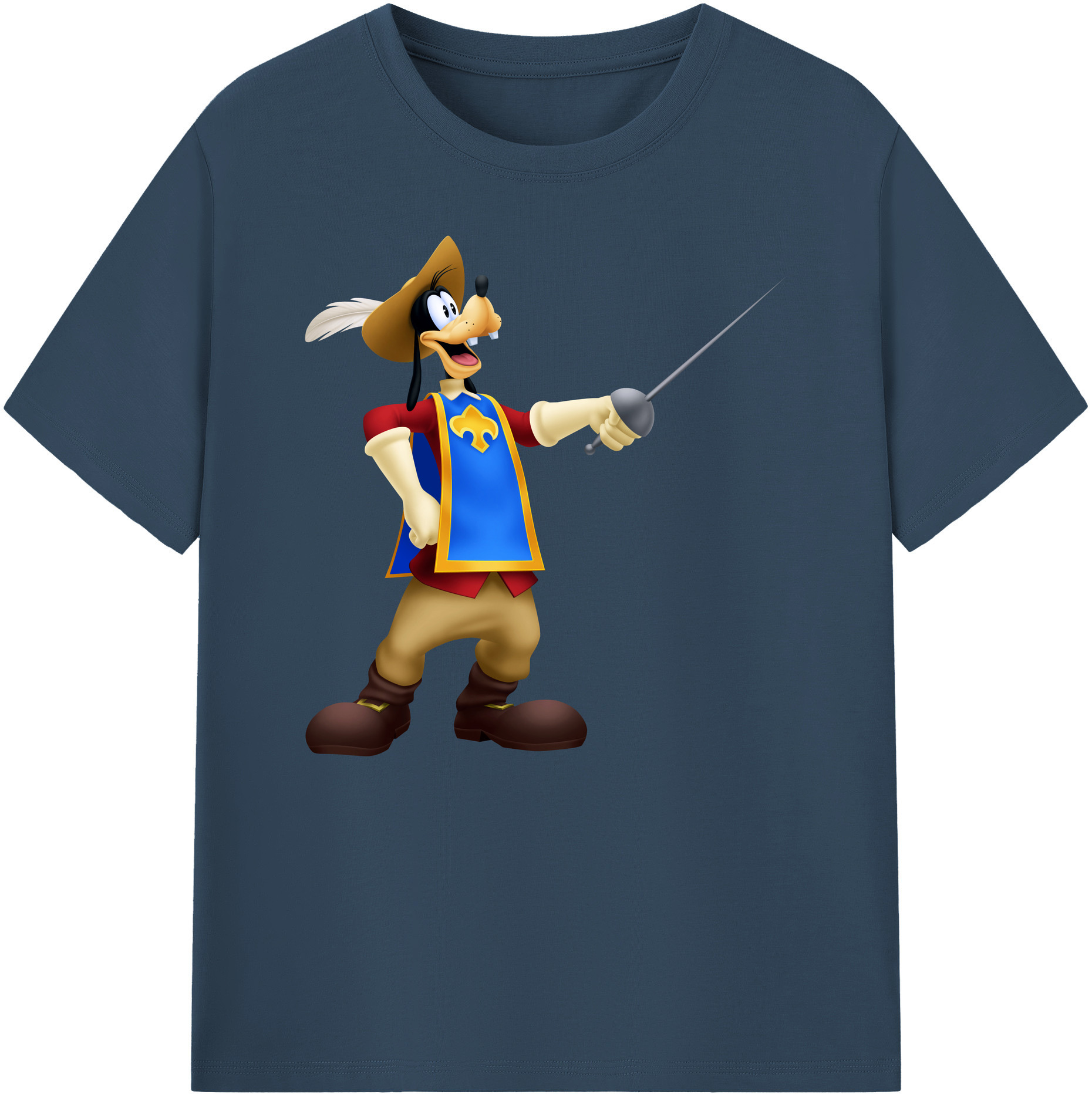 ミッキーマウス Mickey Mouse 綿100％ メンズ半袖Tシャツ｜肌触りやわらか＆通気性