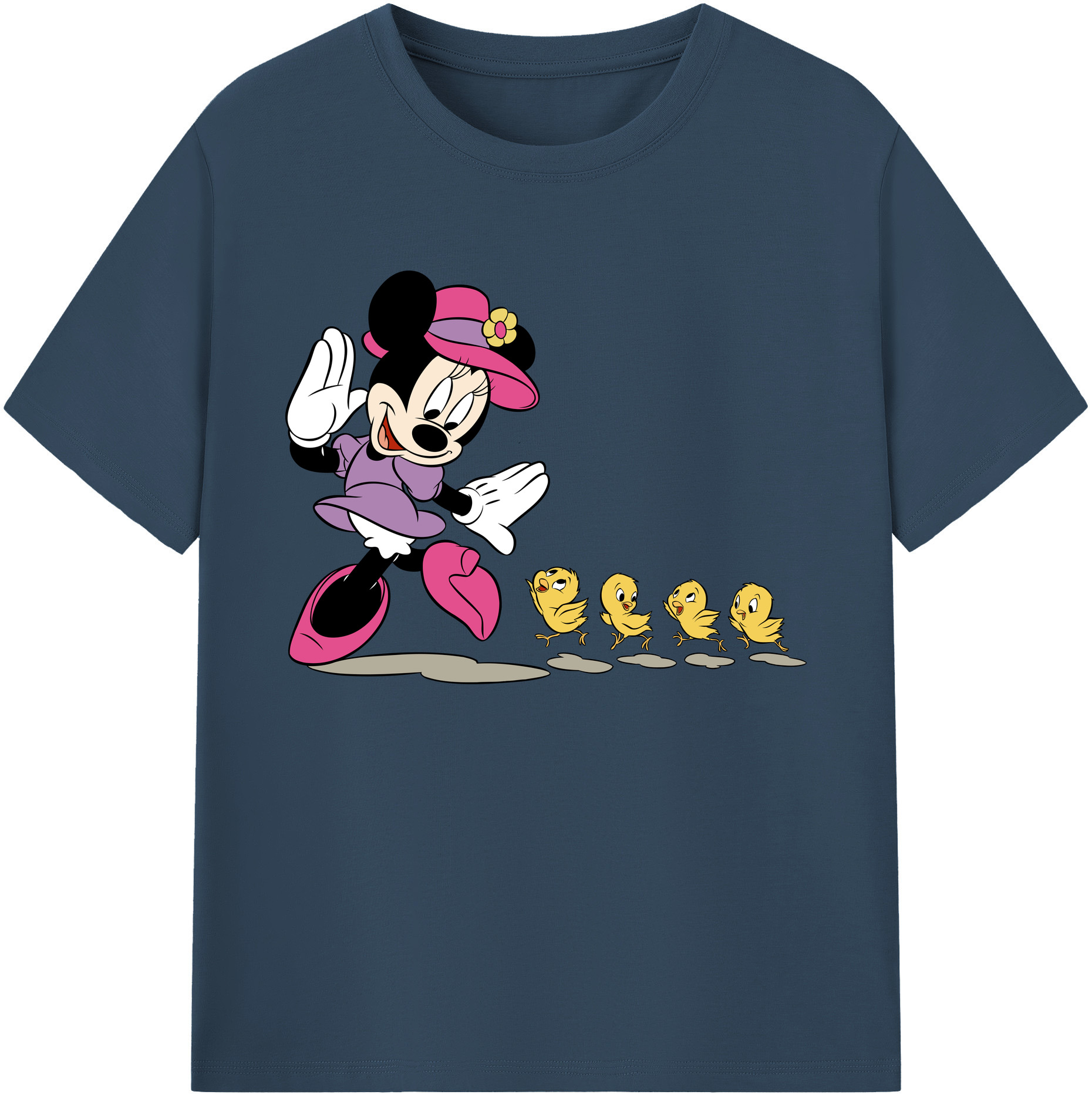 ミッキーマウス Mickey Mouse 綿100％ メンズ半袖Tシャツ｜肌触りやわらか＆通気性