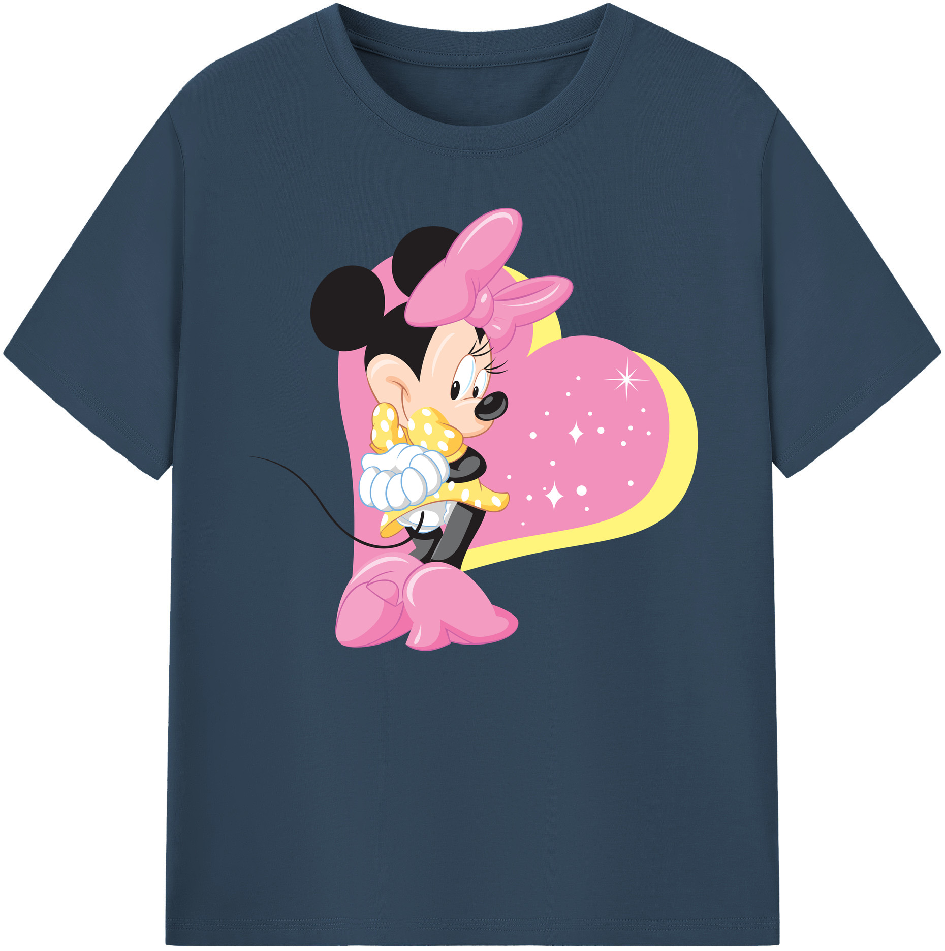 ミッキーマウス Mickey Mouse 綿100％ メンズ半袖Tシャツ｜肌触りやわらか＆通気性