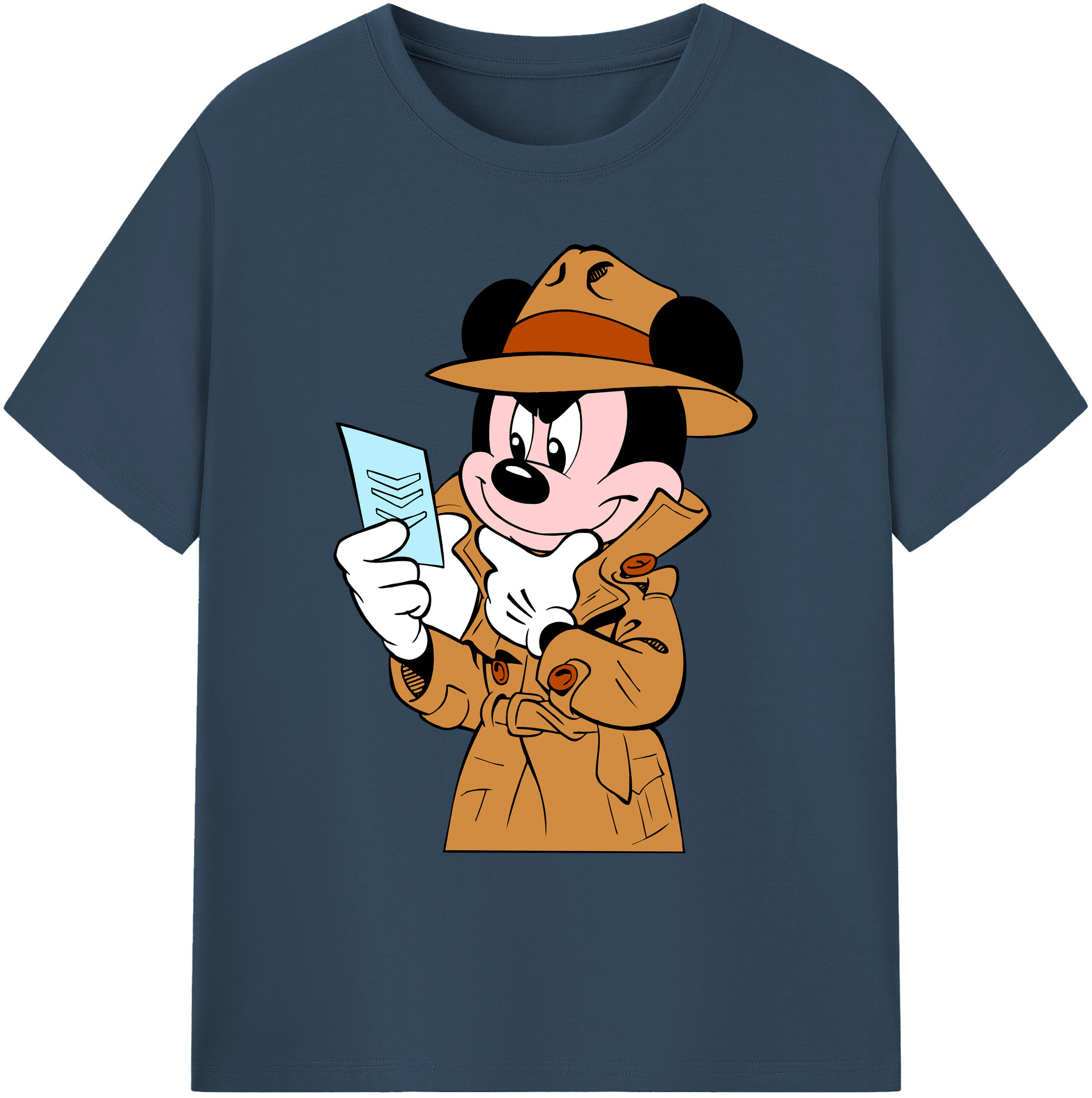 ミッキーマウス Mickey Mouse 綿100％ メンズ半袖Tシャツ｜肌触りやわらか＆通気性