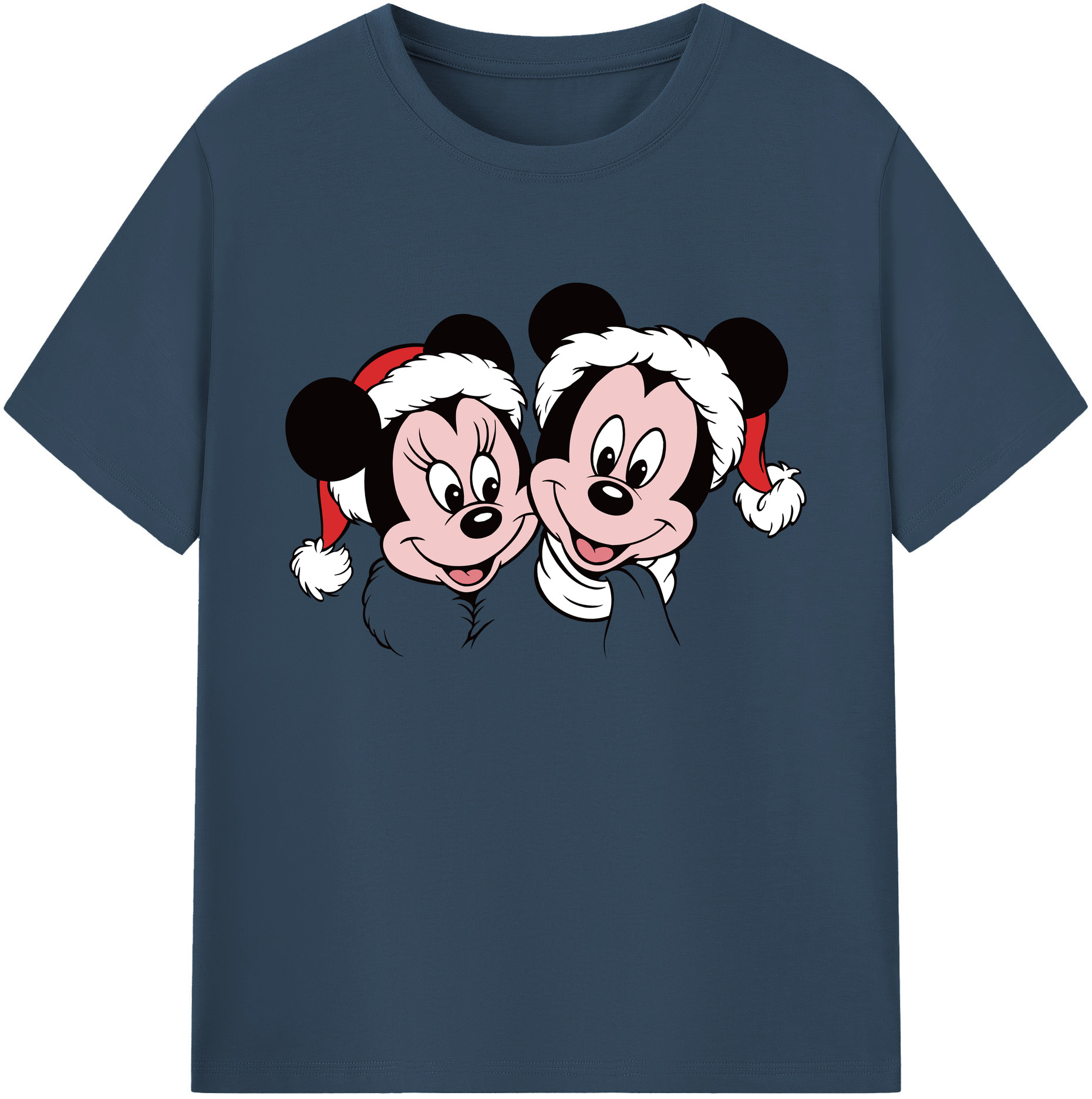 ミッキーマウス Mickey Mouse 綿100％ メンズ半袖Tシャツ｜肌触りやわらか＆通気性