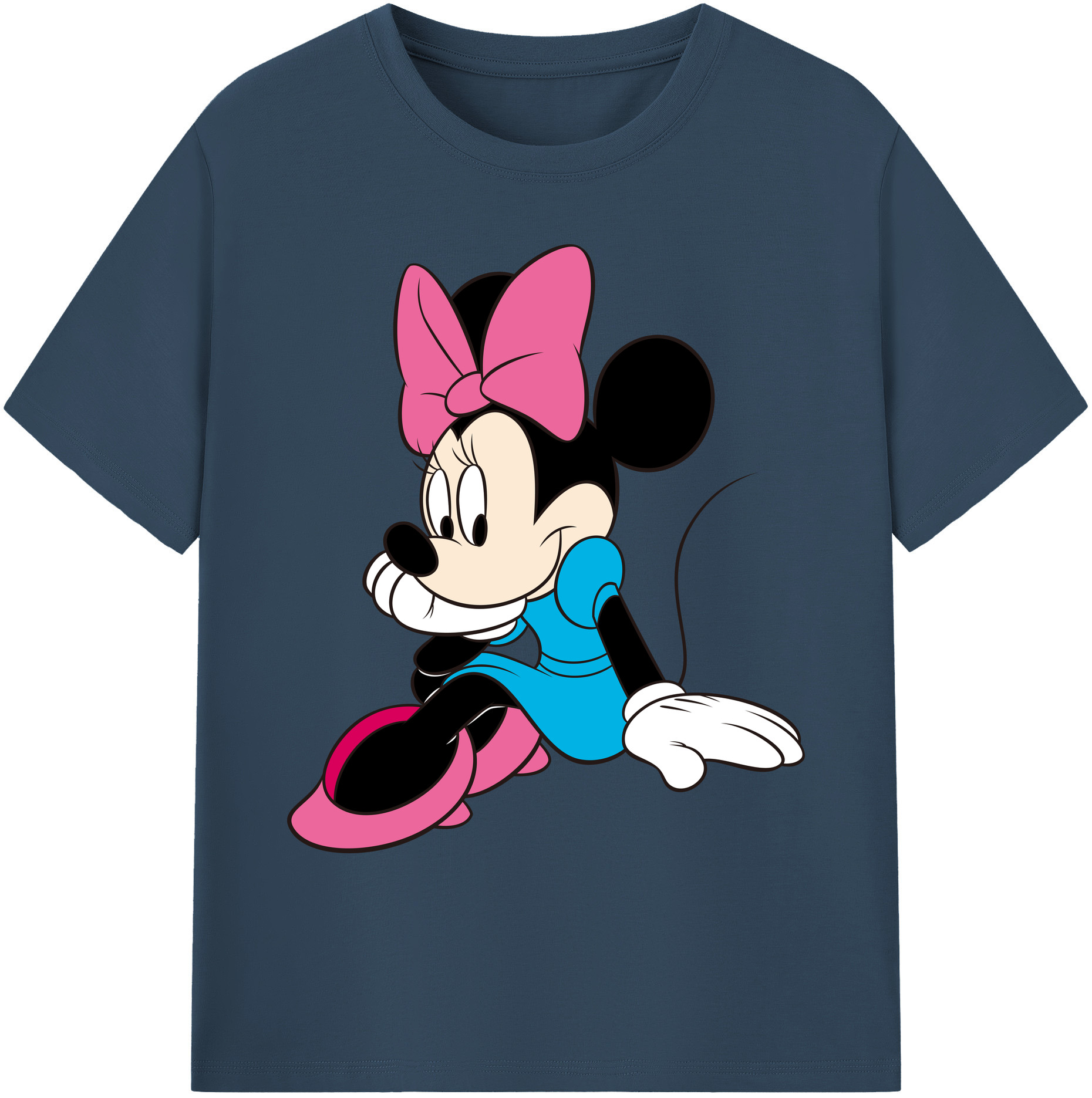 ミッキーマウス Mickey Mouse 綿100％ メンズ半袖Tシャツ｜肌触りやわらか＆通気性