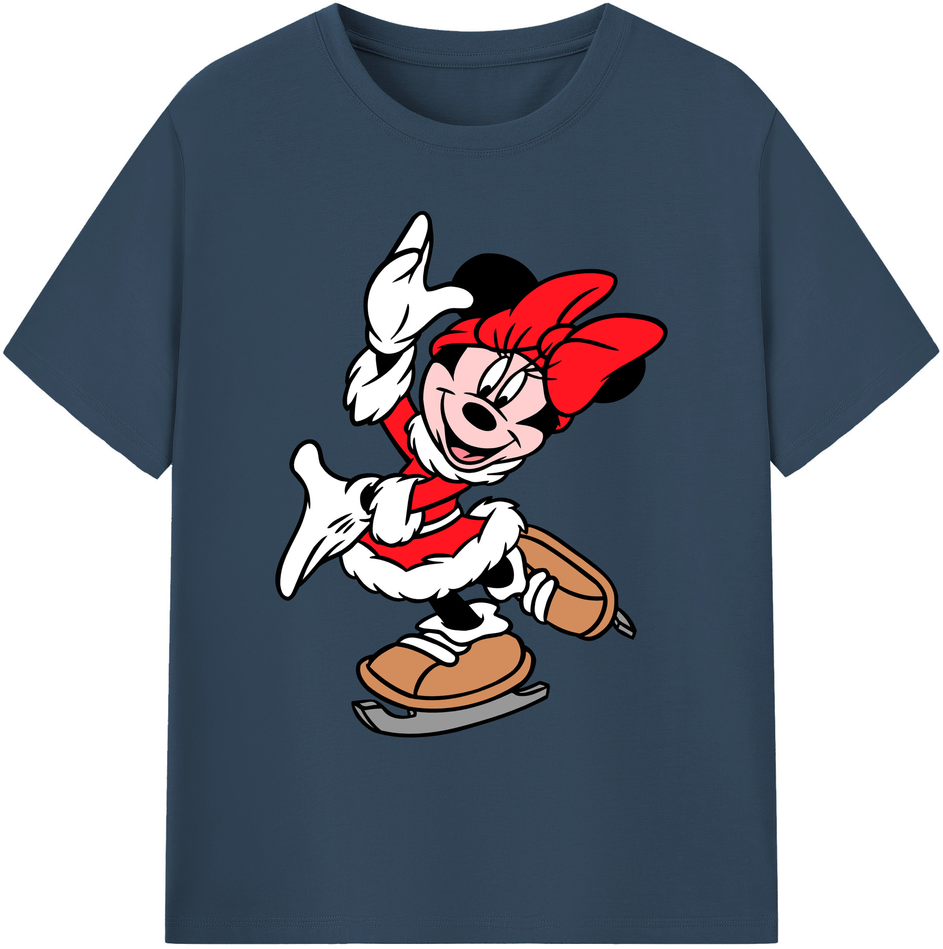 ミッキーマウス Mickey Mouse 綿100％ メンズ半袖Tシャツ｜肌触りやわらか＆通気性