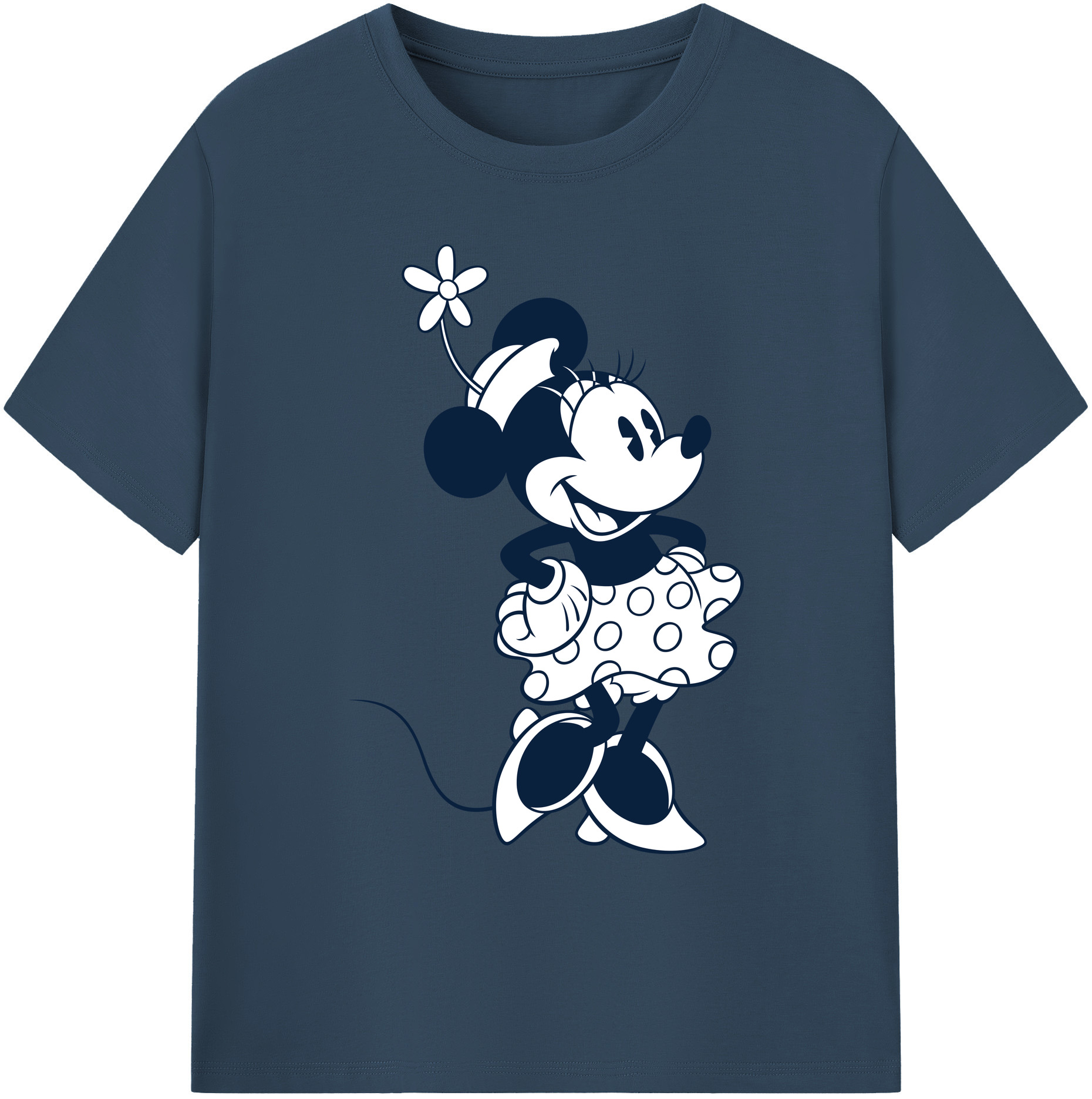 ミッキーマウス Mickey Mouse 綿100％ メンズ半袖Tシャツ｜肌触りやわらか＆通気性