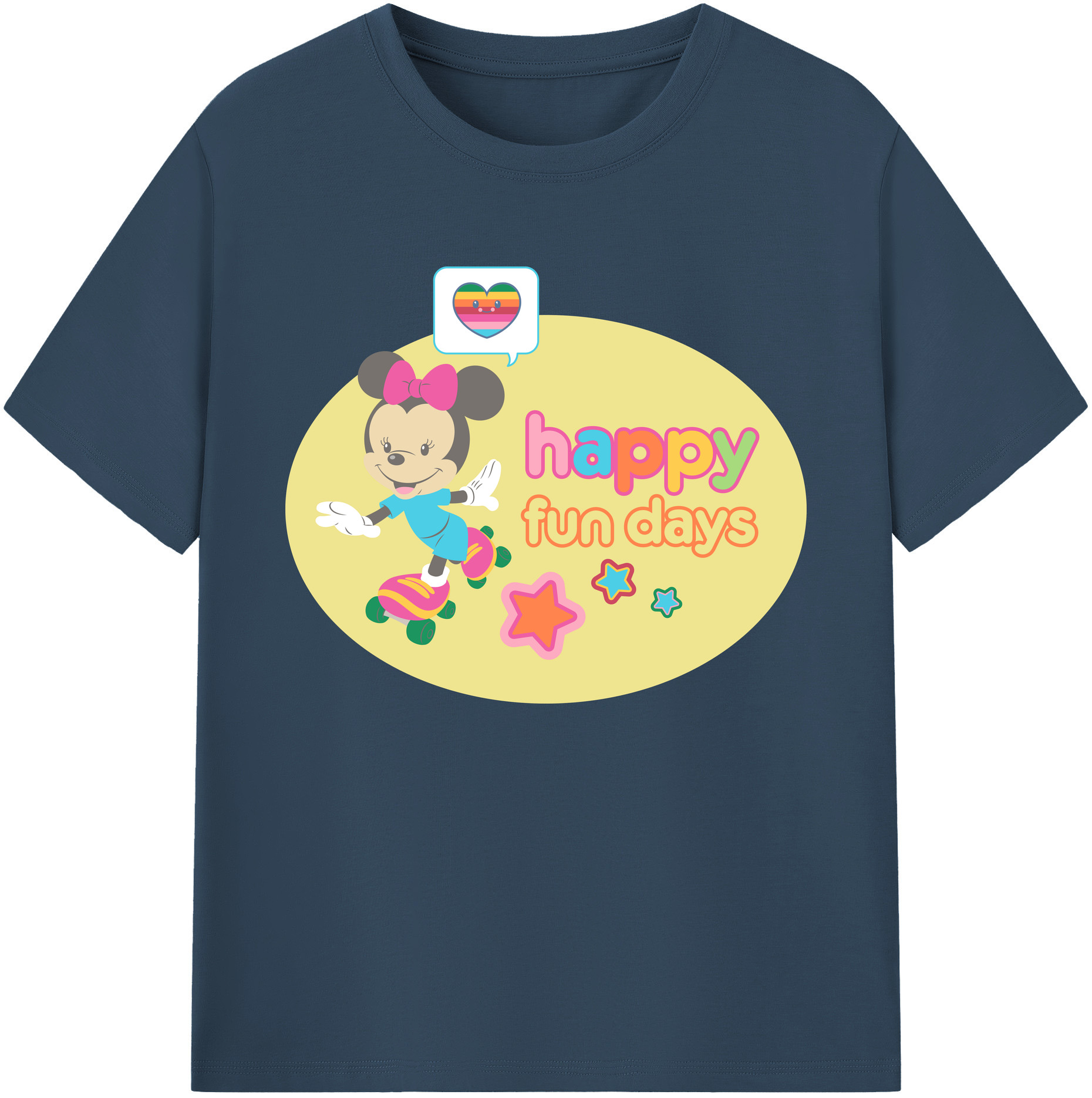（画像用） ミッキーマウス Mickey Mouse 綿100％ メンズ半袖Tシャツ｜肌触りやわらか＆通気性