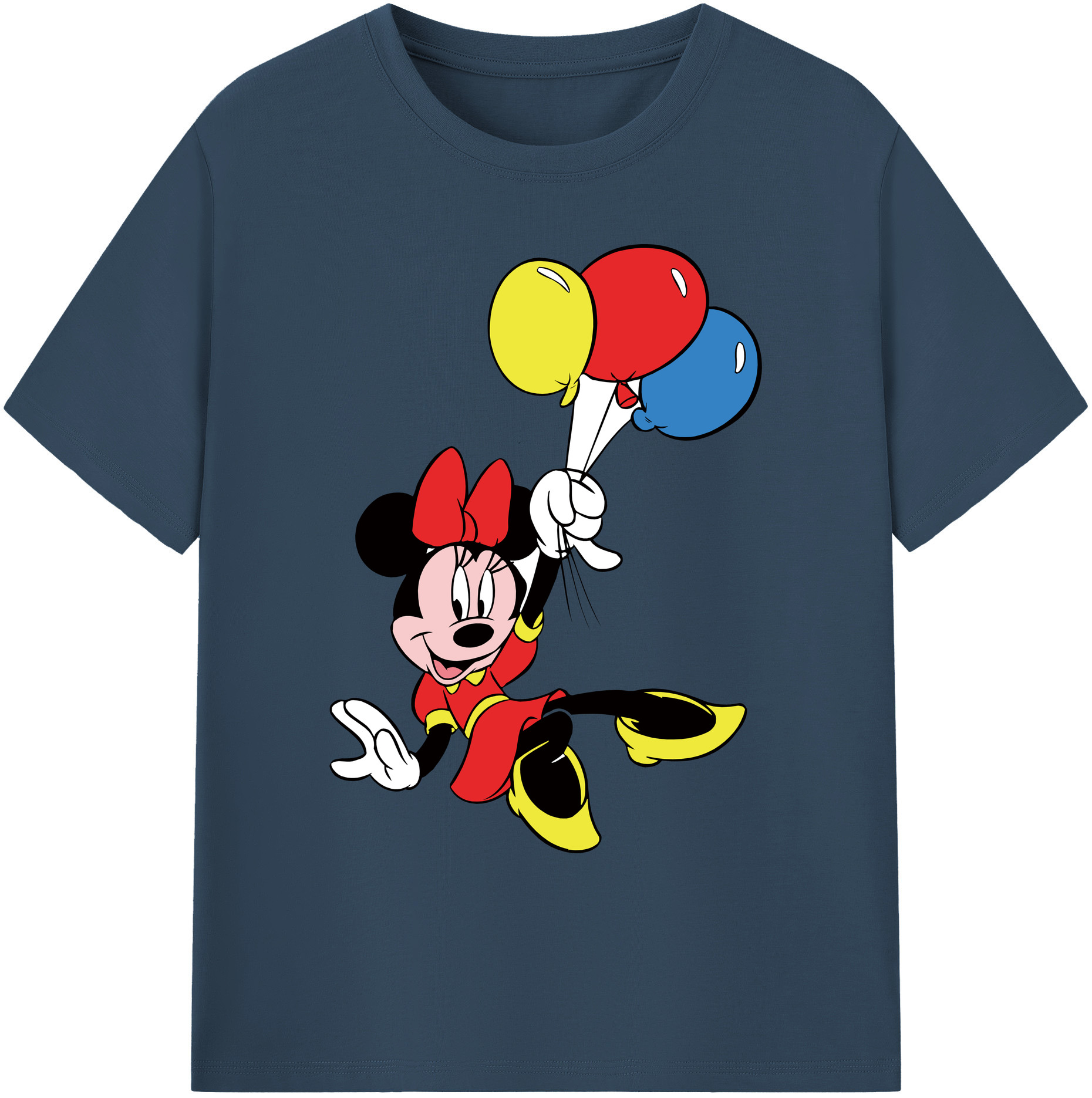ミッキーマウス Mickey Mouse 綿100％ メンズ半袖Tシャツ｜肌触りやわらか＆通気性