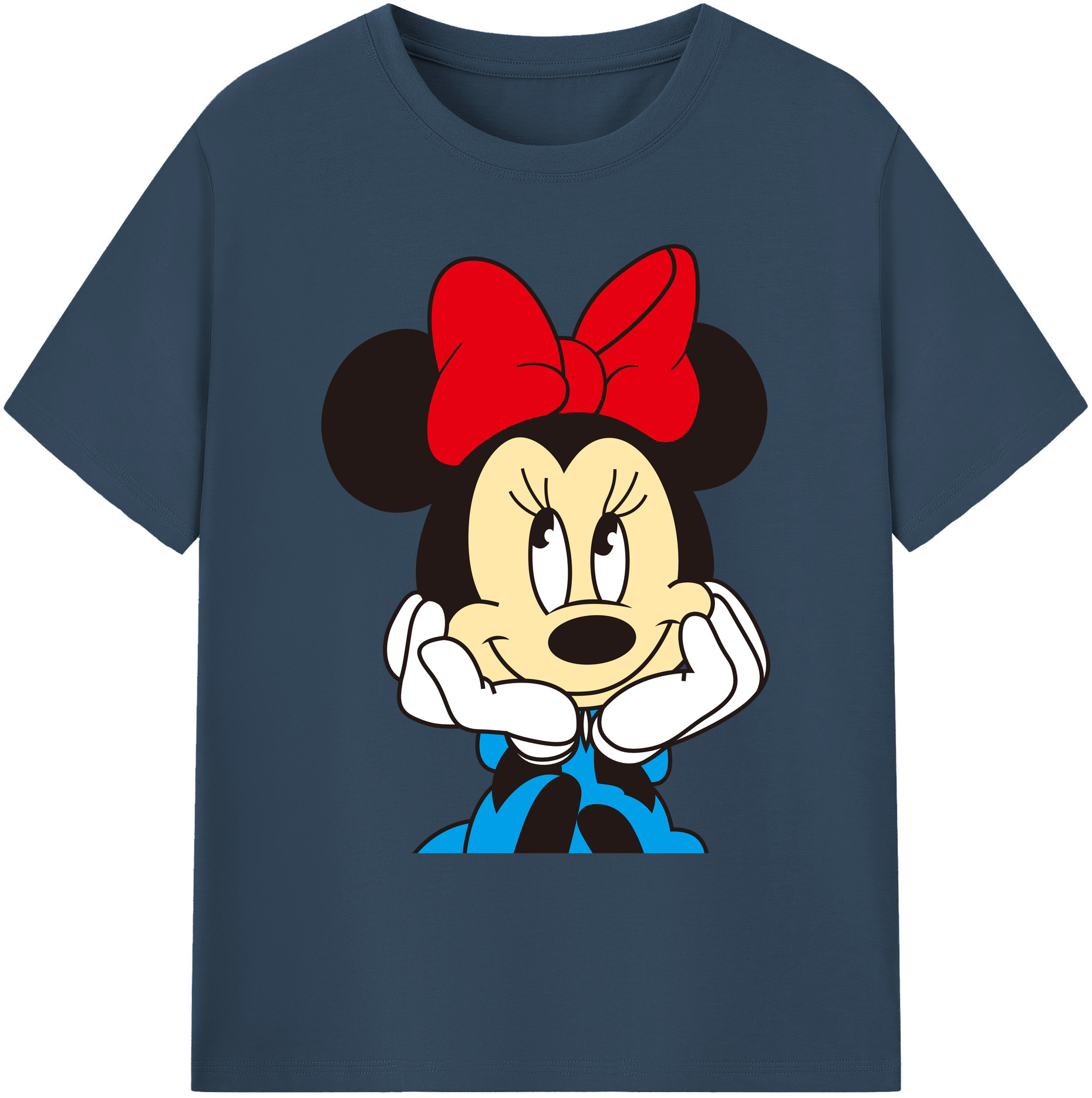 ミッキーマウス Mickey Mouse 綿100％ メンズ半袖Tシャツ｜肌触りやわらか＆通気性