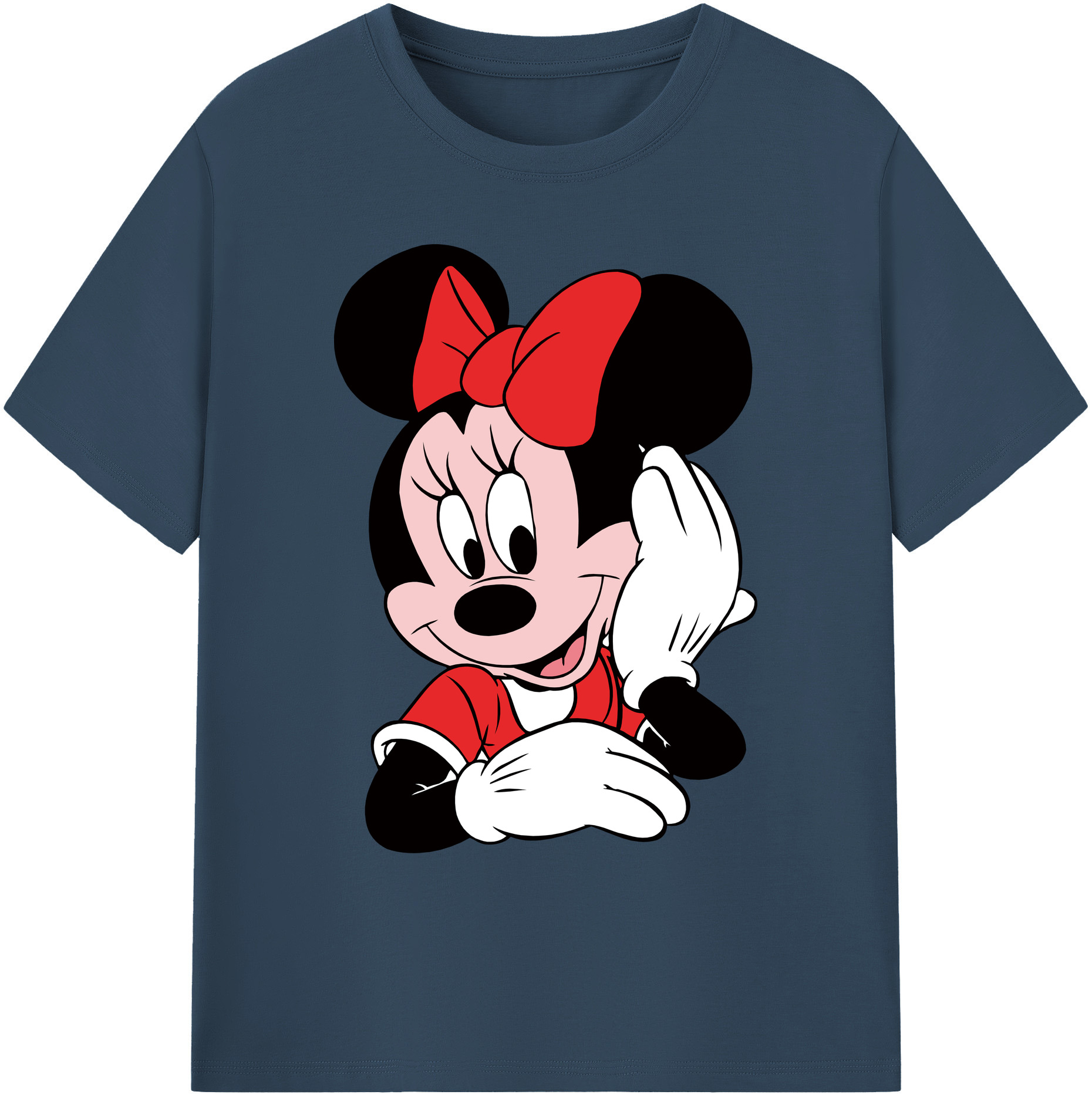 ミッキーマウス Mickey Mouse 綿100％ メンズ半袖Tシャツ｜肌触りやわらか＆通気性
