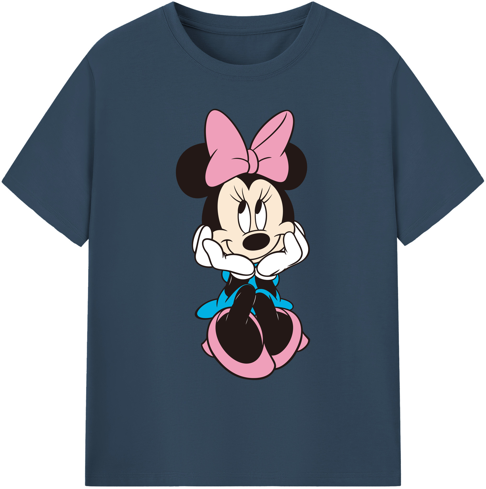 ミッキーマウス Mickey Mouse 綿100％ メンズ半袖Tシャツ｜肌触りやわらか＆通気性