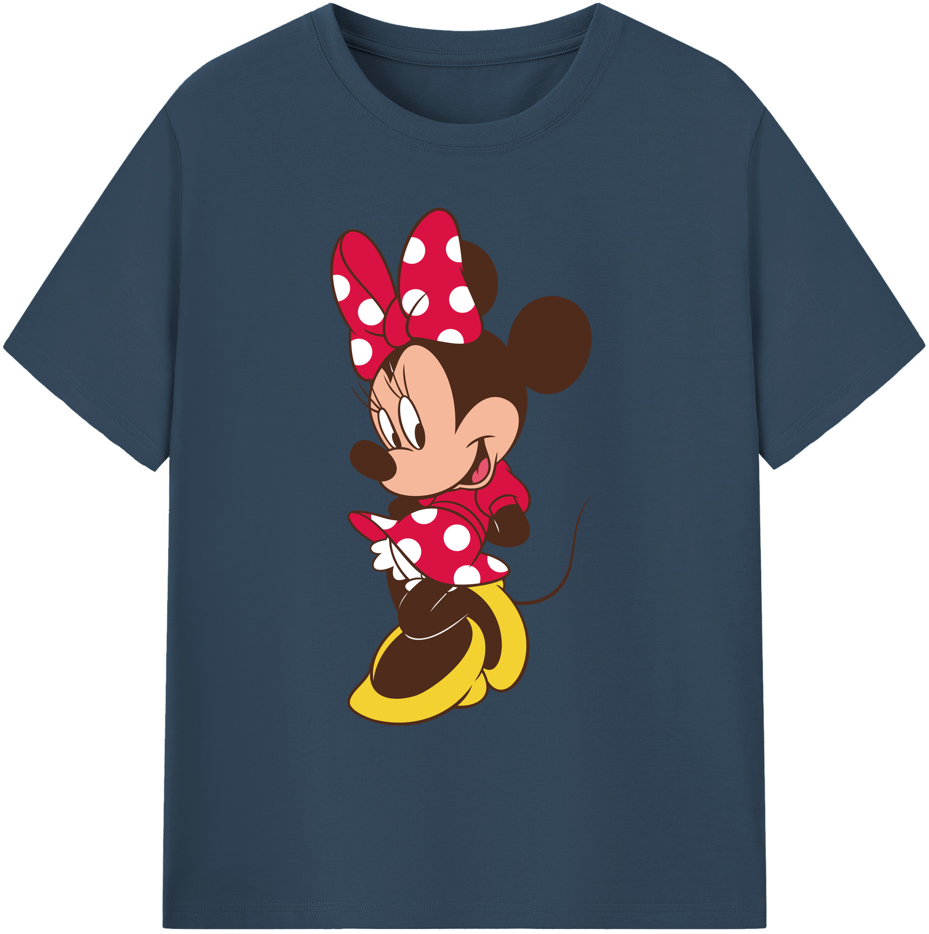 ミッキーマウス Mickey Mouse 綿100％ メンズ半袖Tシャツ｜肌触りやわらか＆通気性