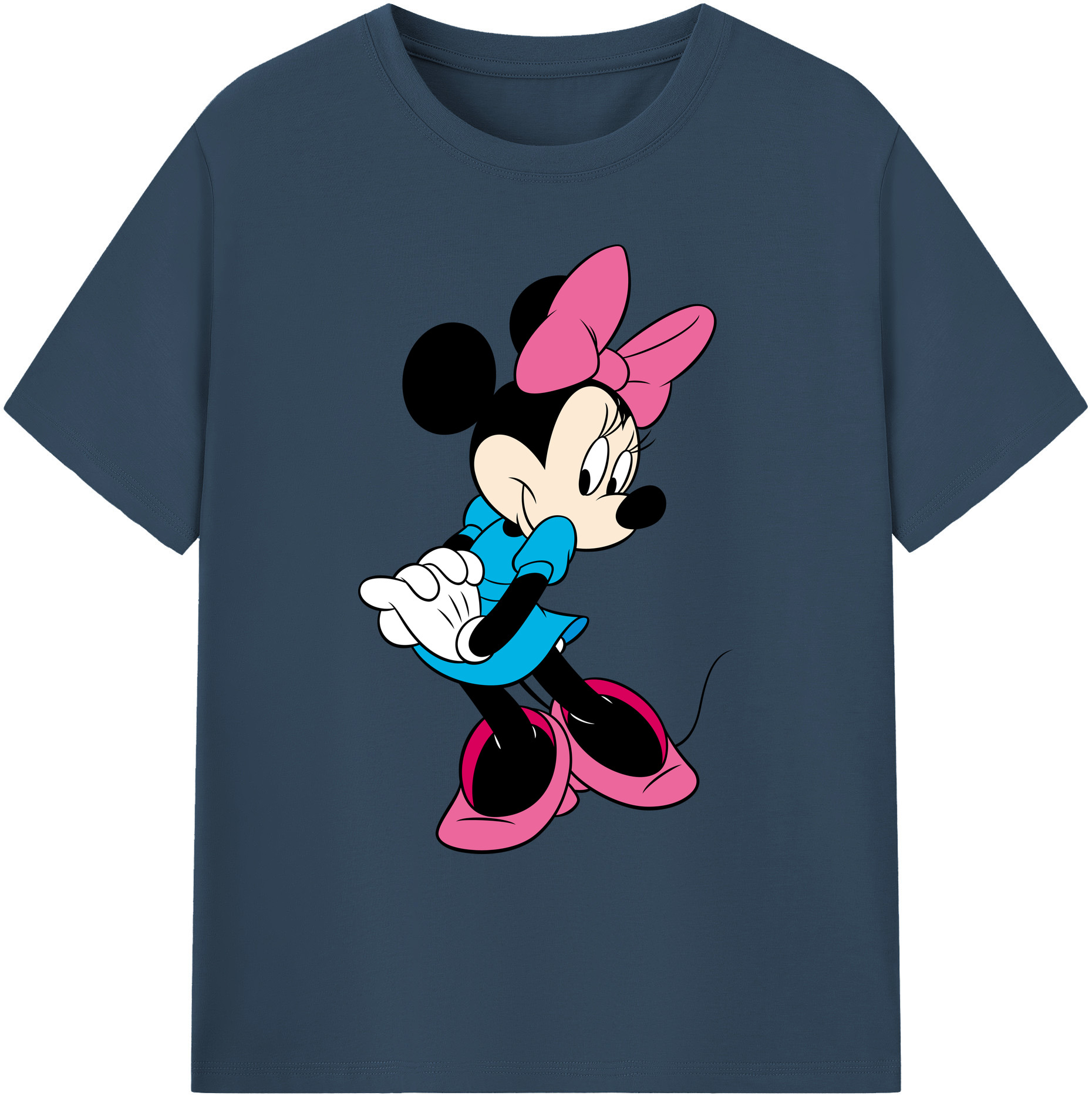 ミッキーマウス Mickey Mouse 綿100％ メンズ半袖Tシャツ｜肌触りやわらか＆通気性