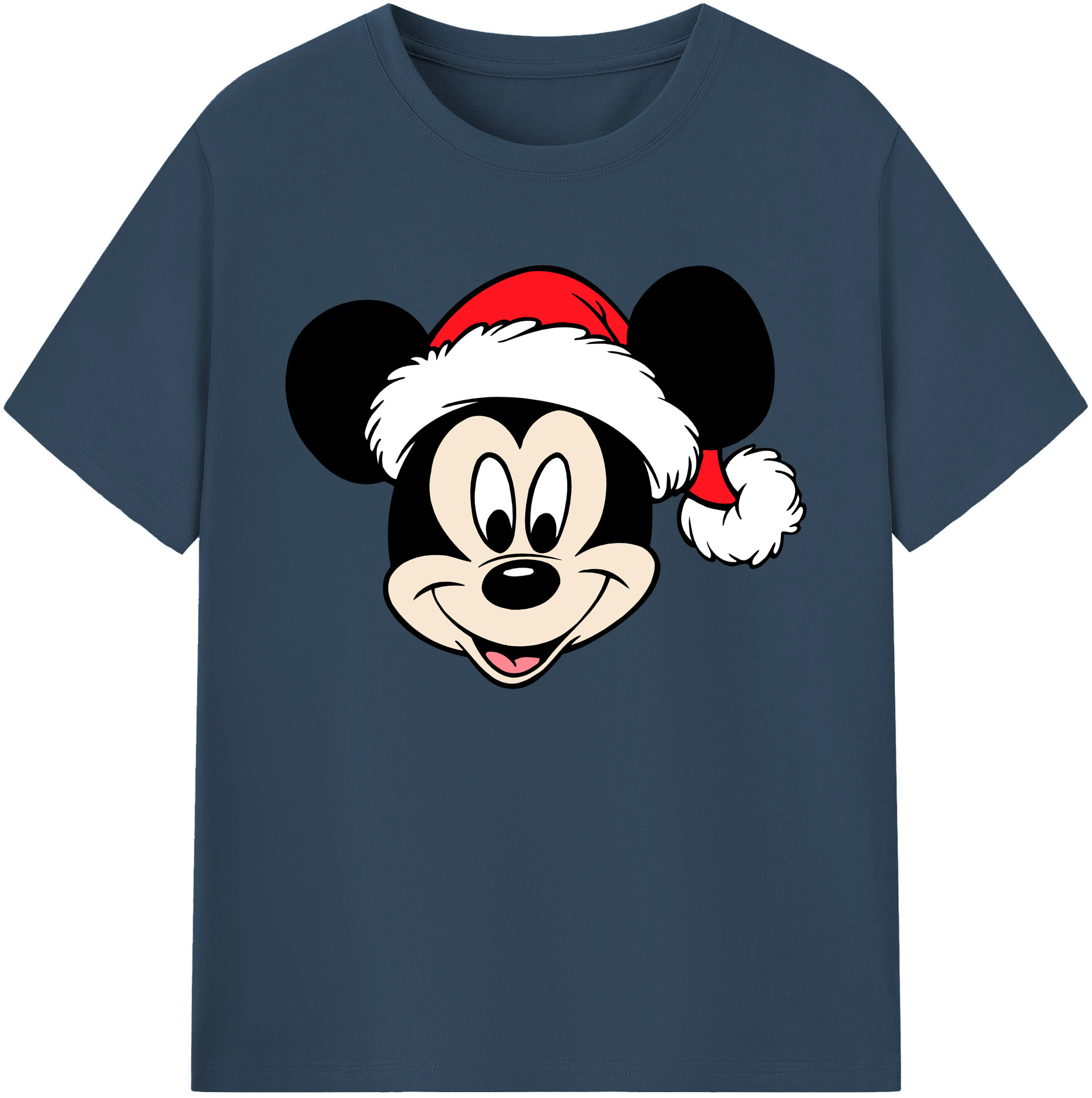 ミッキーマウス Mickey Mouse 綿100％ メンズ半袖Tシャツ｜肌触りやわらか＆通気性