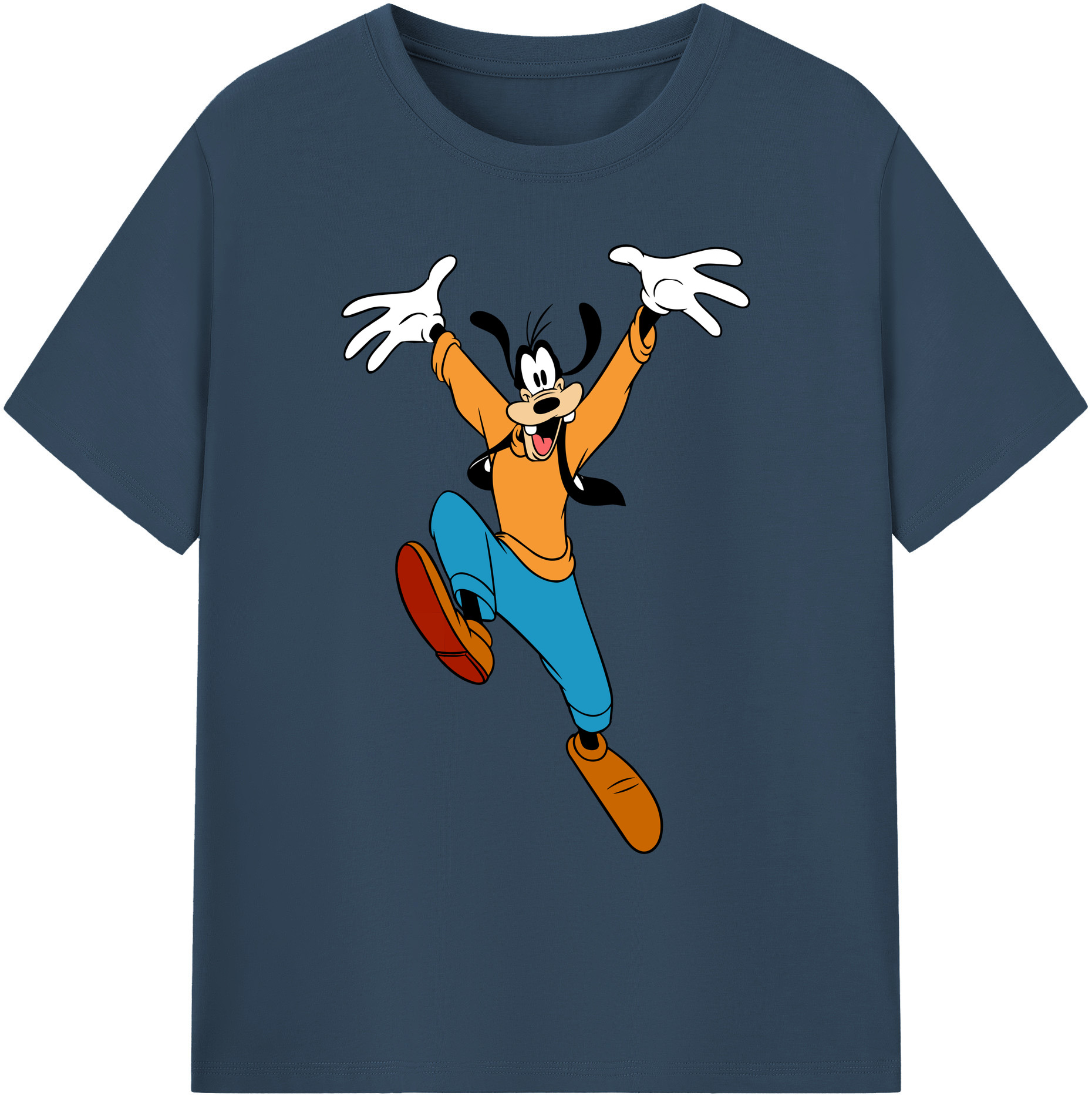ミッキーマウス Mickey Mouse 綿100％ メンズ半袖Tシャツ｜肌触りやわらか＆通気性