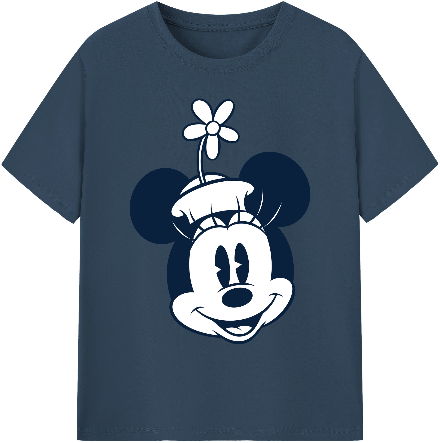 ミッキーマウス Mickey Mouse 綿100％ メンズ半袖Tシャツ｜肌触りやわらか＆通気性