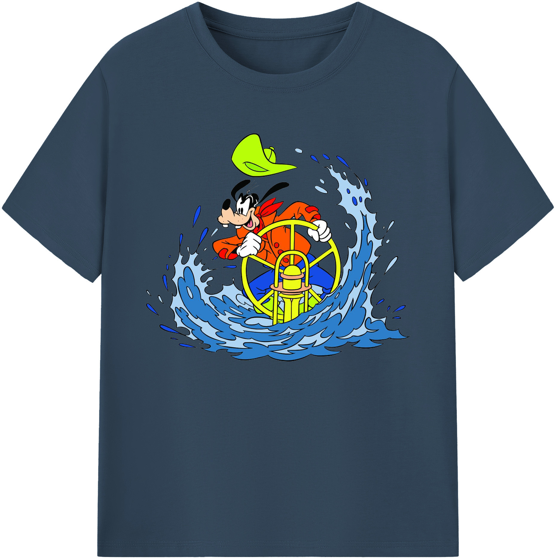 ミッキーマウス Mickey Mouse 綿100％ メンズ半袖Tシャツ｜肌触りやわらか＆通気性
