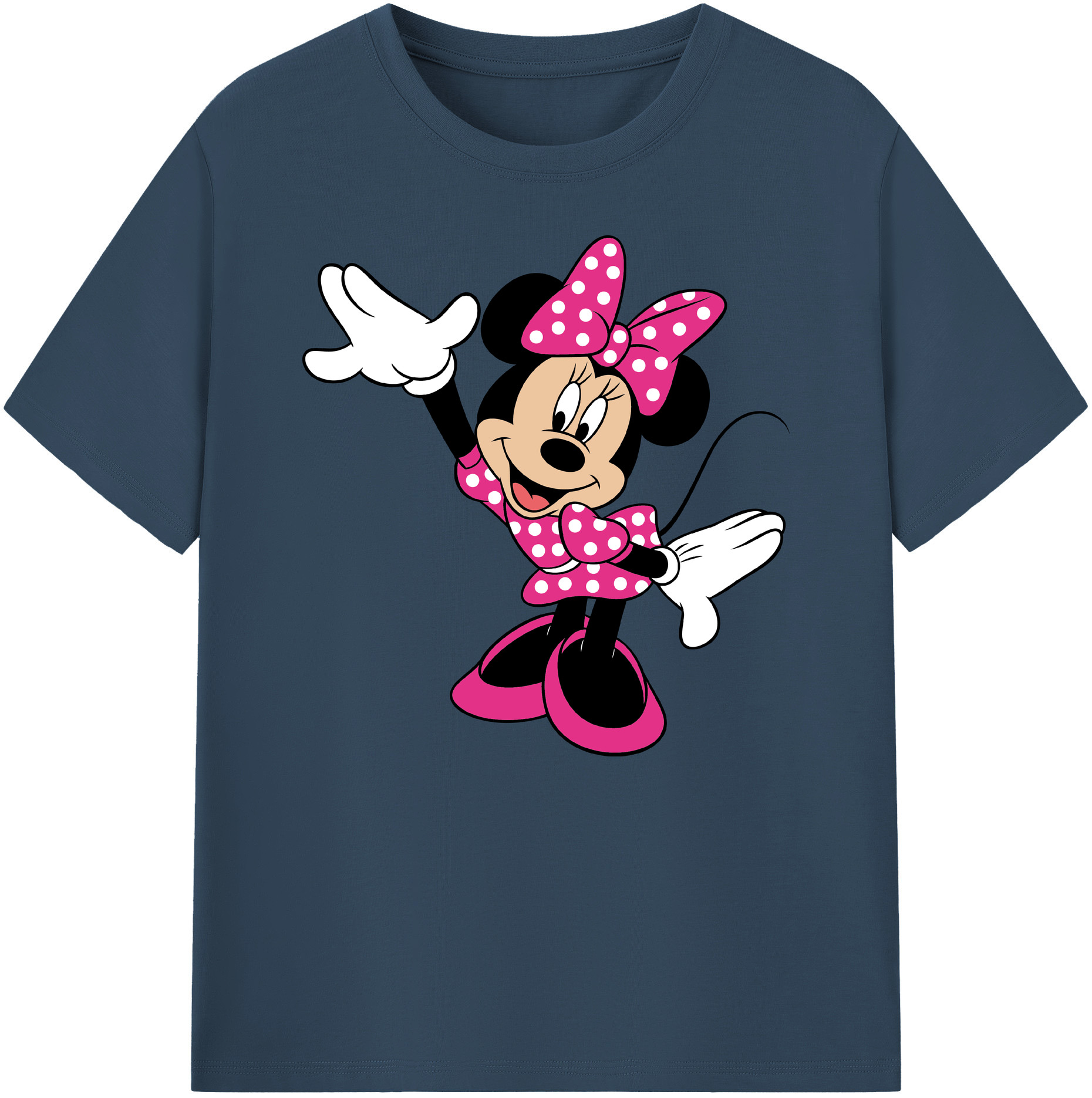 ミッキーマウス Mickey Mouse 綿100％ メンズ半袖Tシャツ｜肌触りやわらか＆通気性