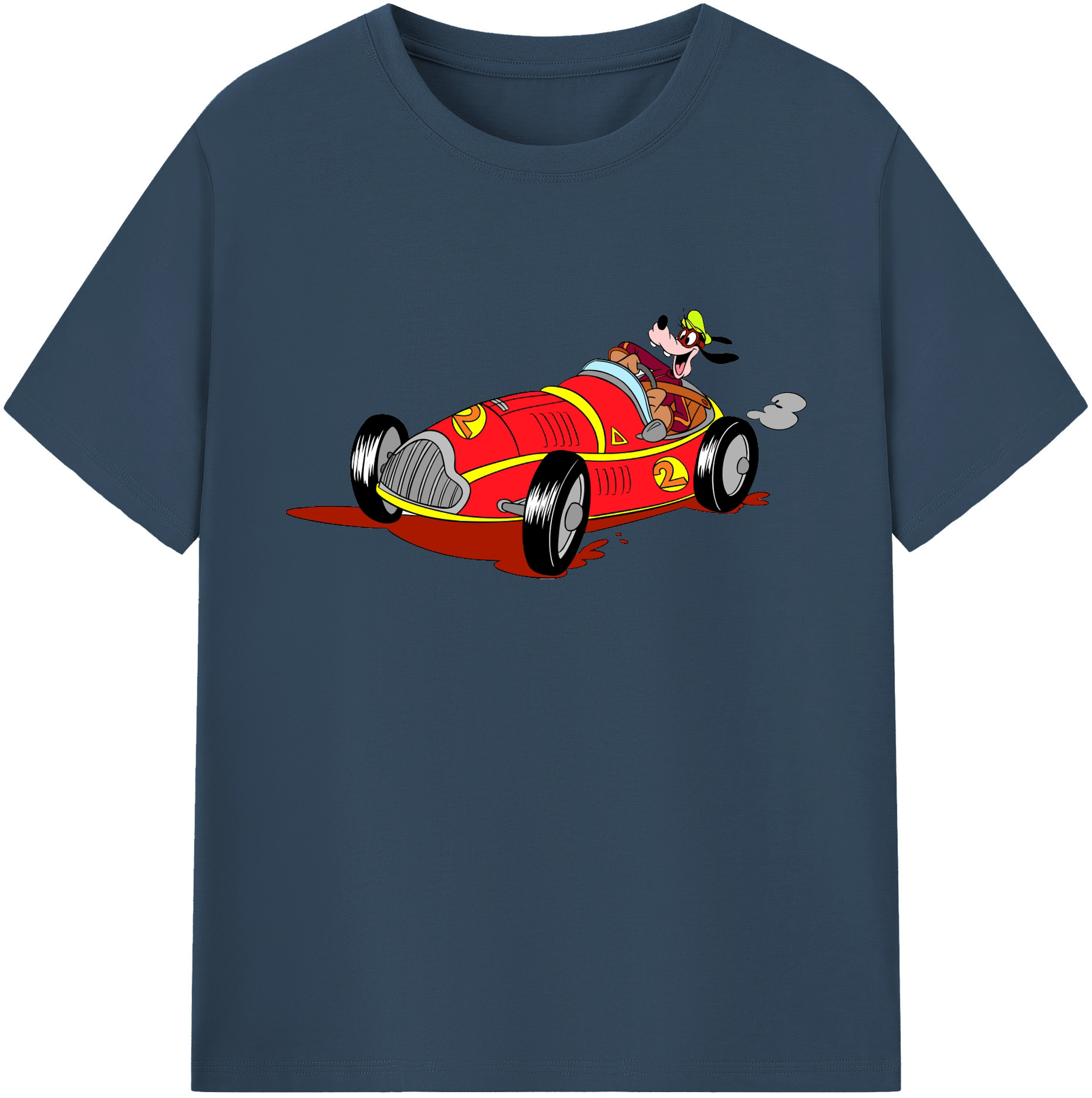 ミッキーマウス Mickey Mouse 綿100％ メンズ半袖Tシャツ｜肌触りやわらか＆通気性