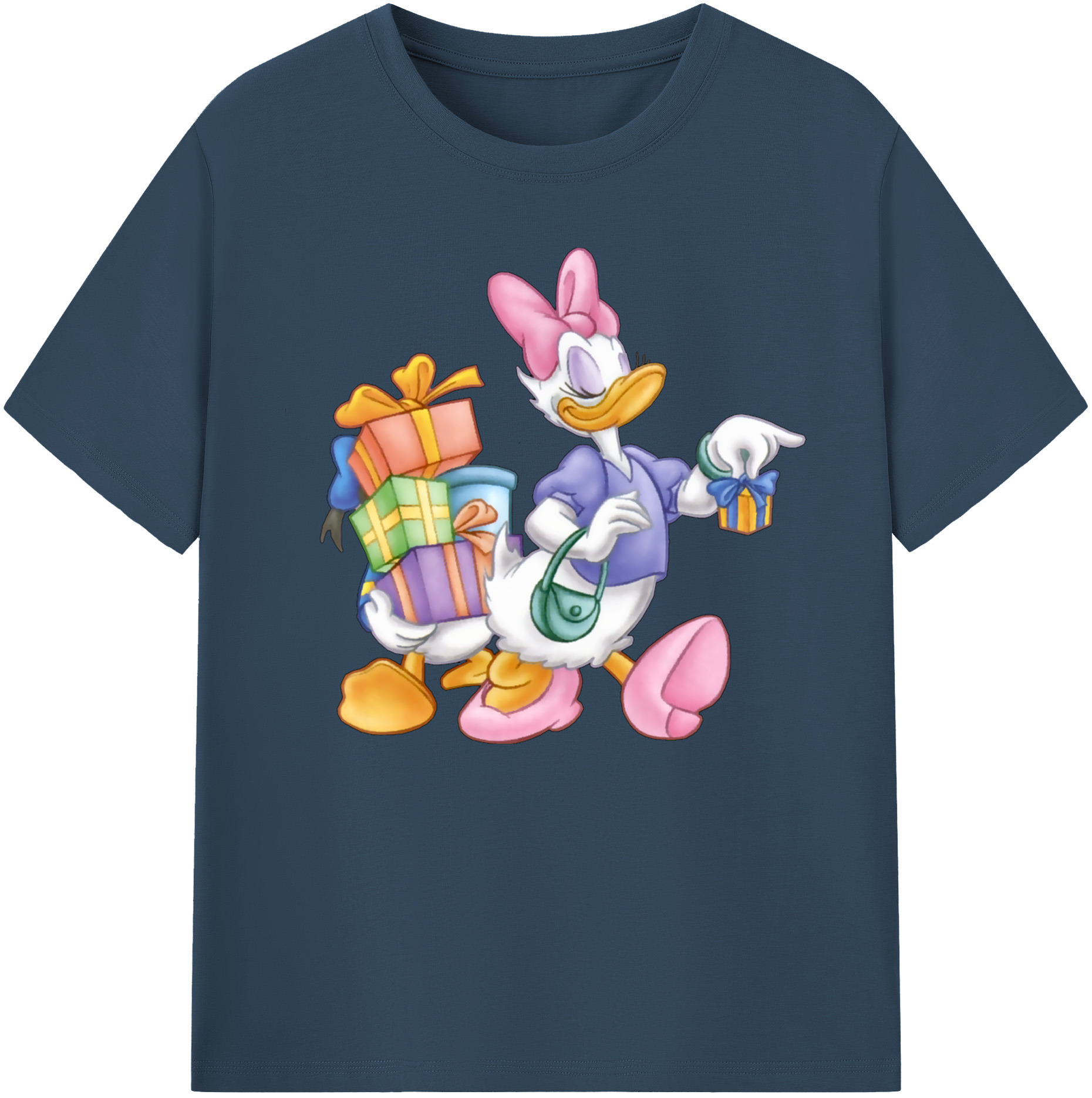 ミッキーマウス Mickey Mouse 綿100％ メンズ半袖Tシャツ｜肌触りやわらか＆通気性