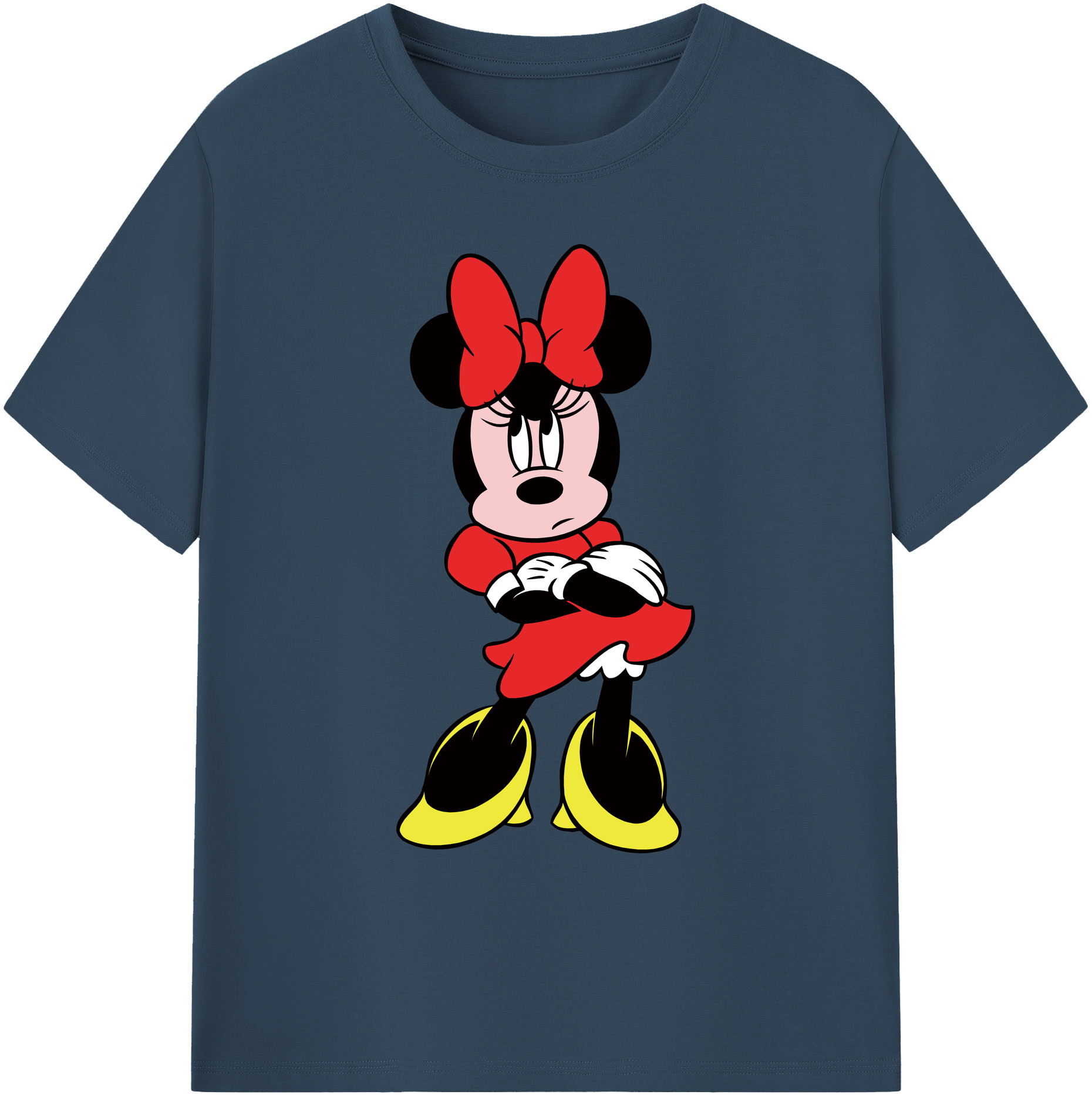 ミッキーマウス Mickey Mouse 綿100％ メンズ半袖Tシャツ｜肌触りやわらか＆通気性