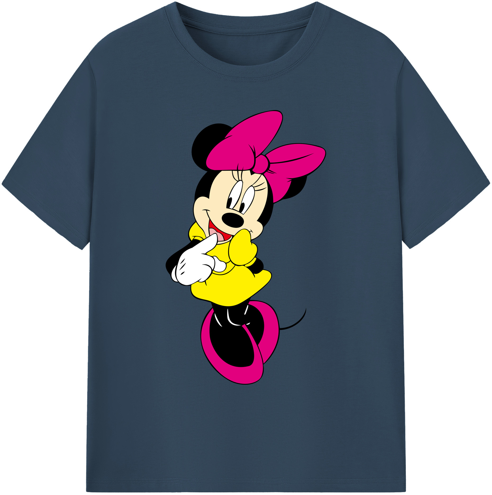 ミッキーマウス Mickey Mouse 綿100％ メンズ半袖Tシャツ｜肌触りやわらか＆通気性