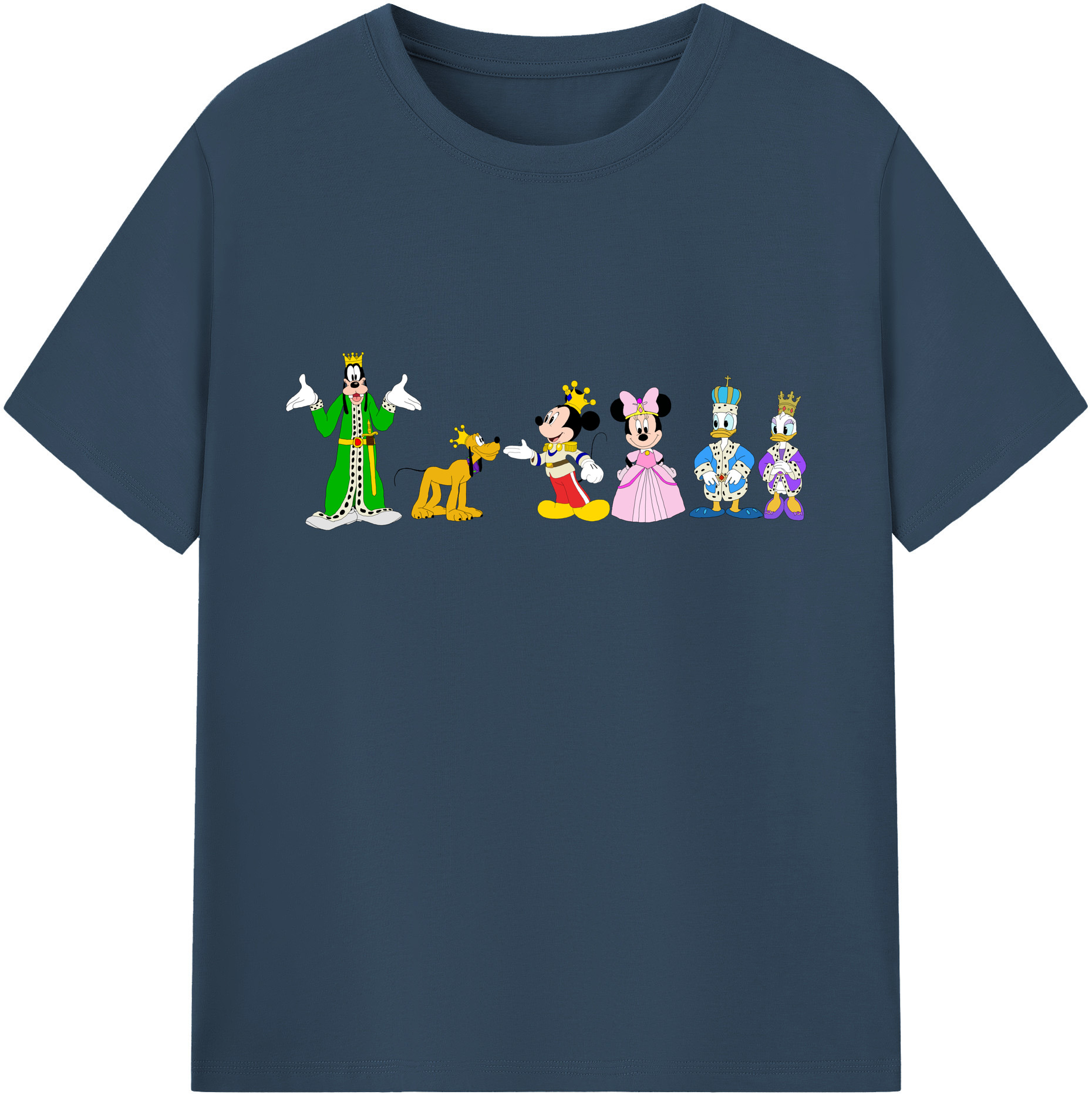 ミッキーマウス Mickey Mouse 綿100％ メンズ半袖Tシャツ｜肌触りやわらか＆通気性