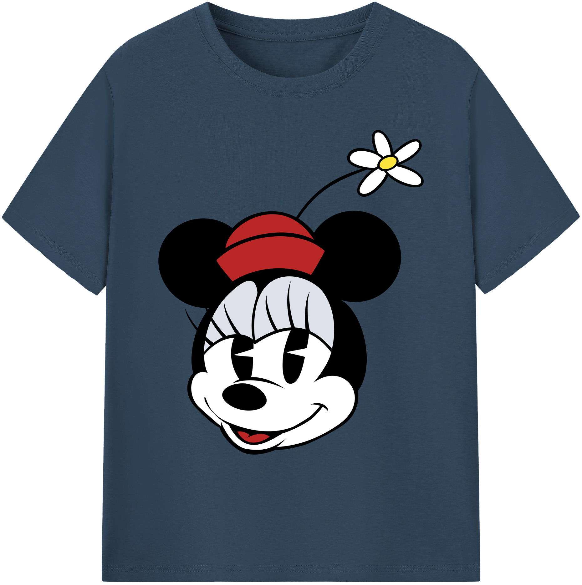 ミッキーマウス Mickey Mouse 綿100％ メンズ半袖Tシャツ｜肌触りやわらか＆通気性