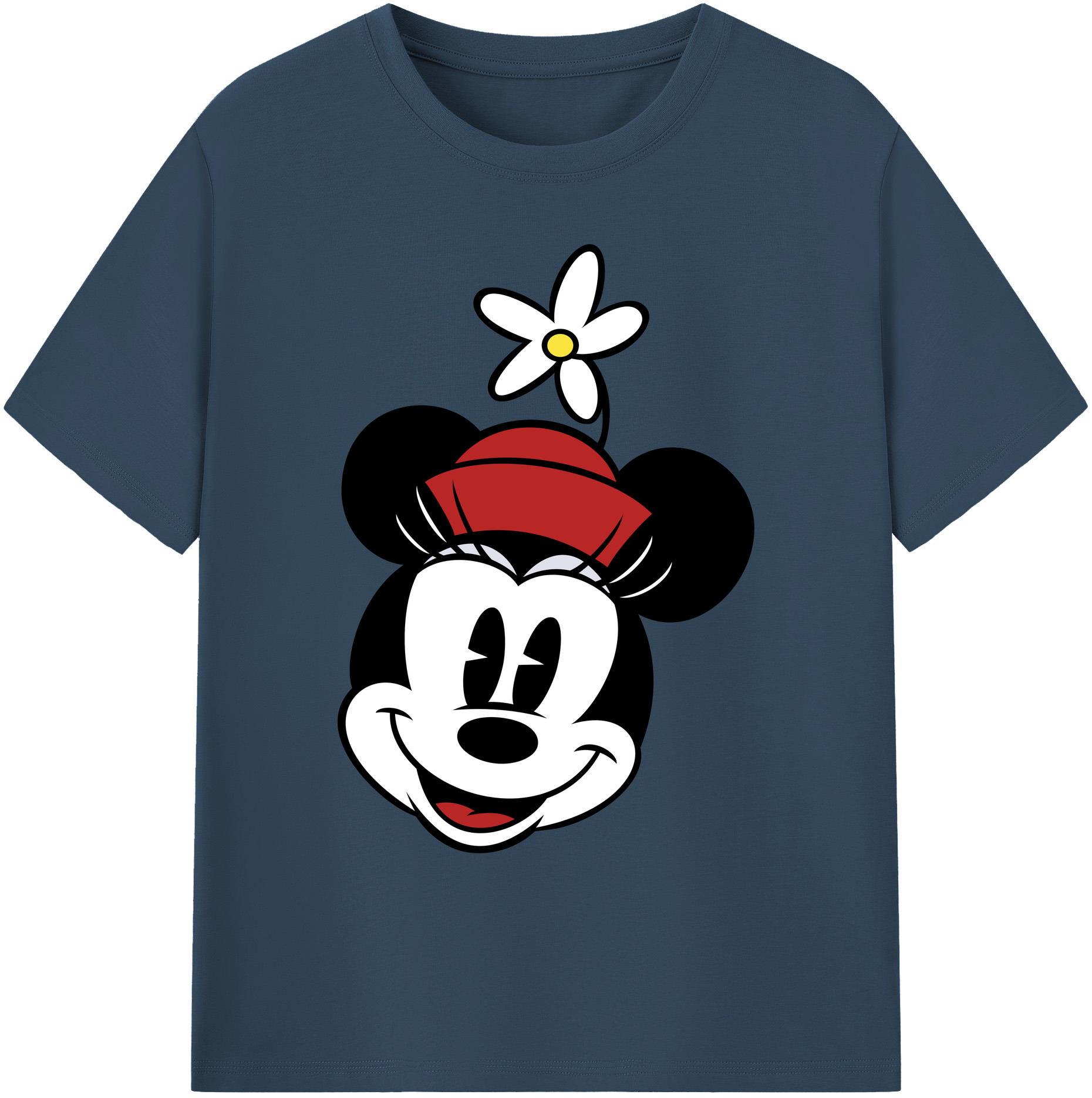 ミッキーマウス Mickey Mouse 綿100％ メンズ半袖Tシャツ｜肌触りやわらか＆通気性