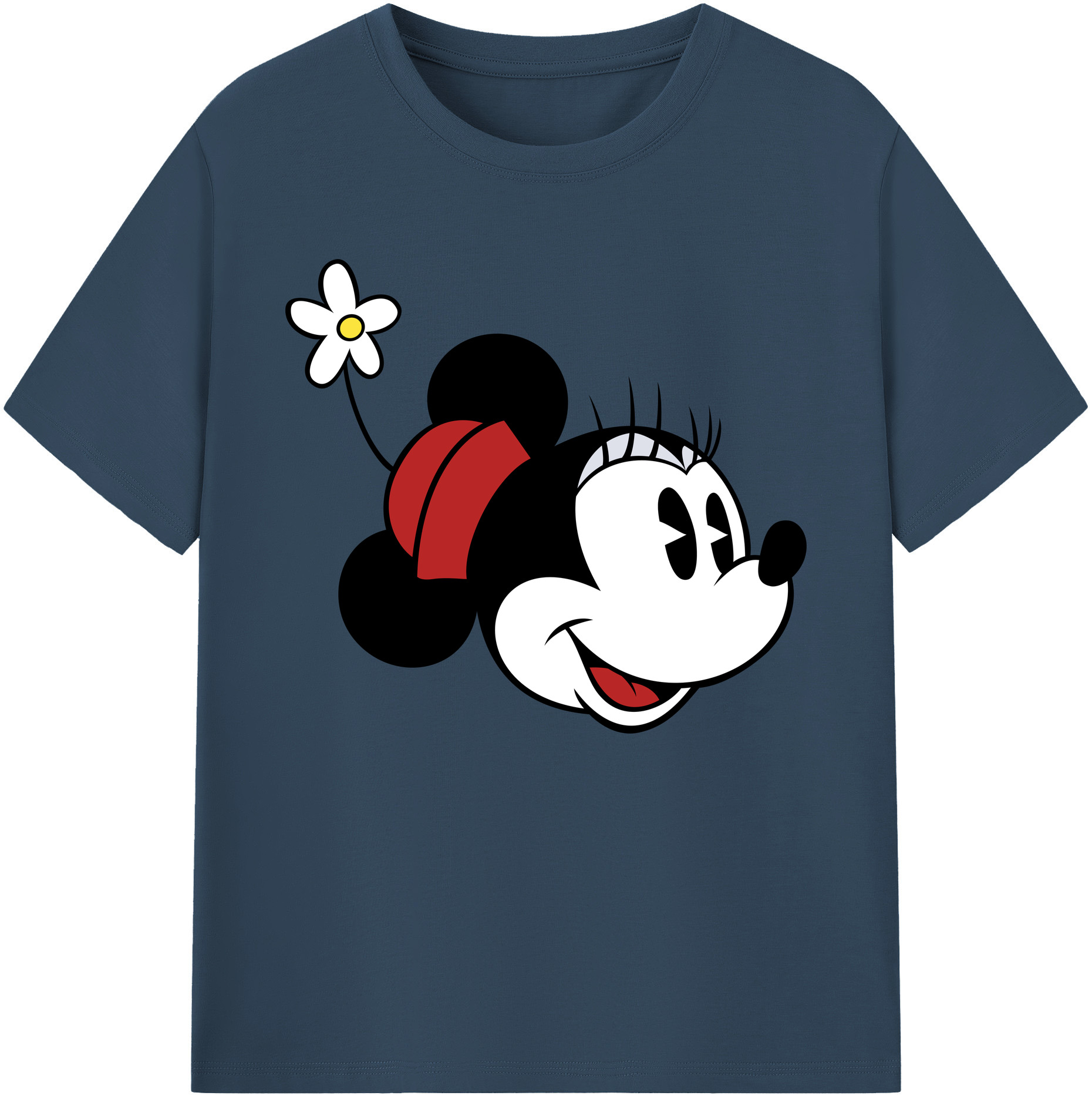 ミッキーマウス Mickey Mouse 綿100％ メンズ半袖Tシャツ｜肌触りやわらか＆通気性