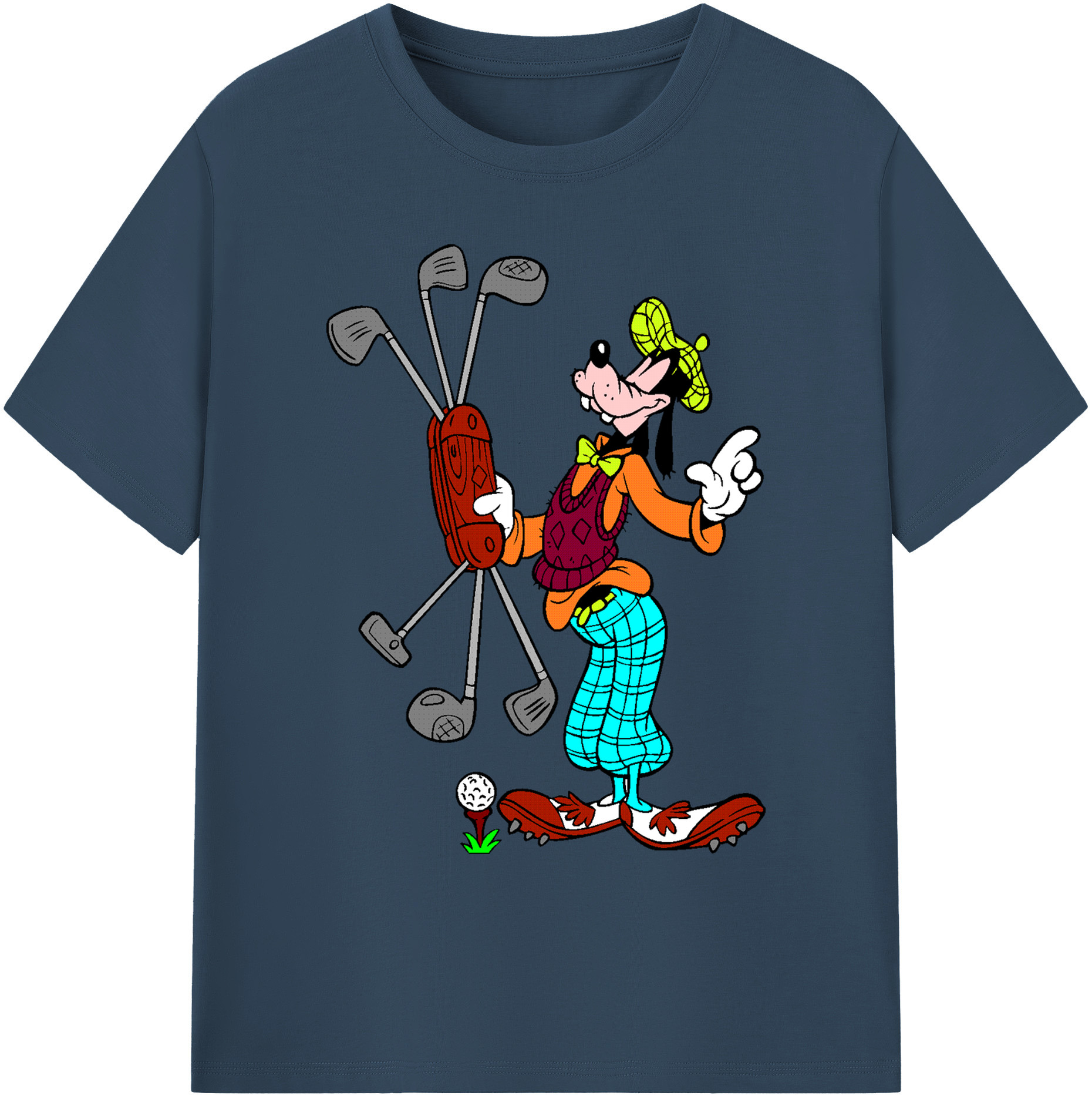 ミッキーマウス Mickey Mouse 綿100％ メンズ半袖Tシャツ｜肌触りやわらか＆通気性