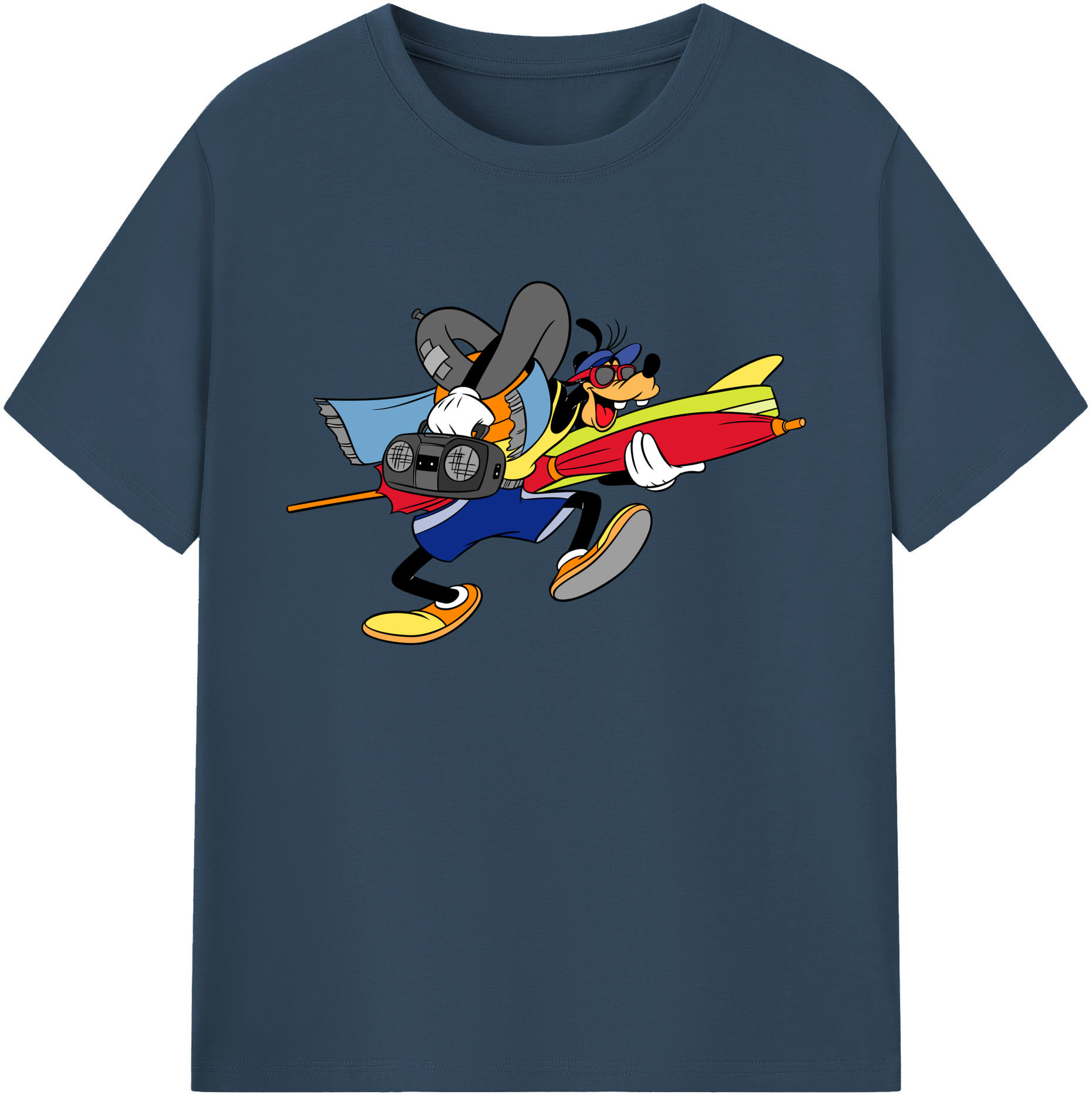 ミッキーマウス Mickey Mouse 綿100％ メンズ半袖Tシャツ｜肌触りやわらか＆通気性