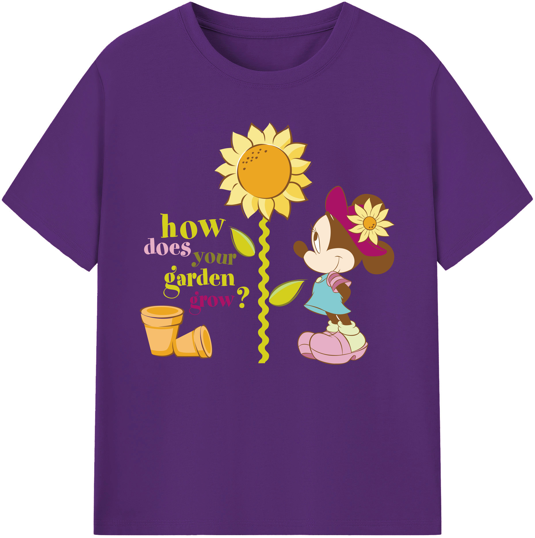 ミッキーマウス Mickey Mouse 綿100％ メンズ半袖Tシャツ｜肌触りやわらか＆通気性