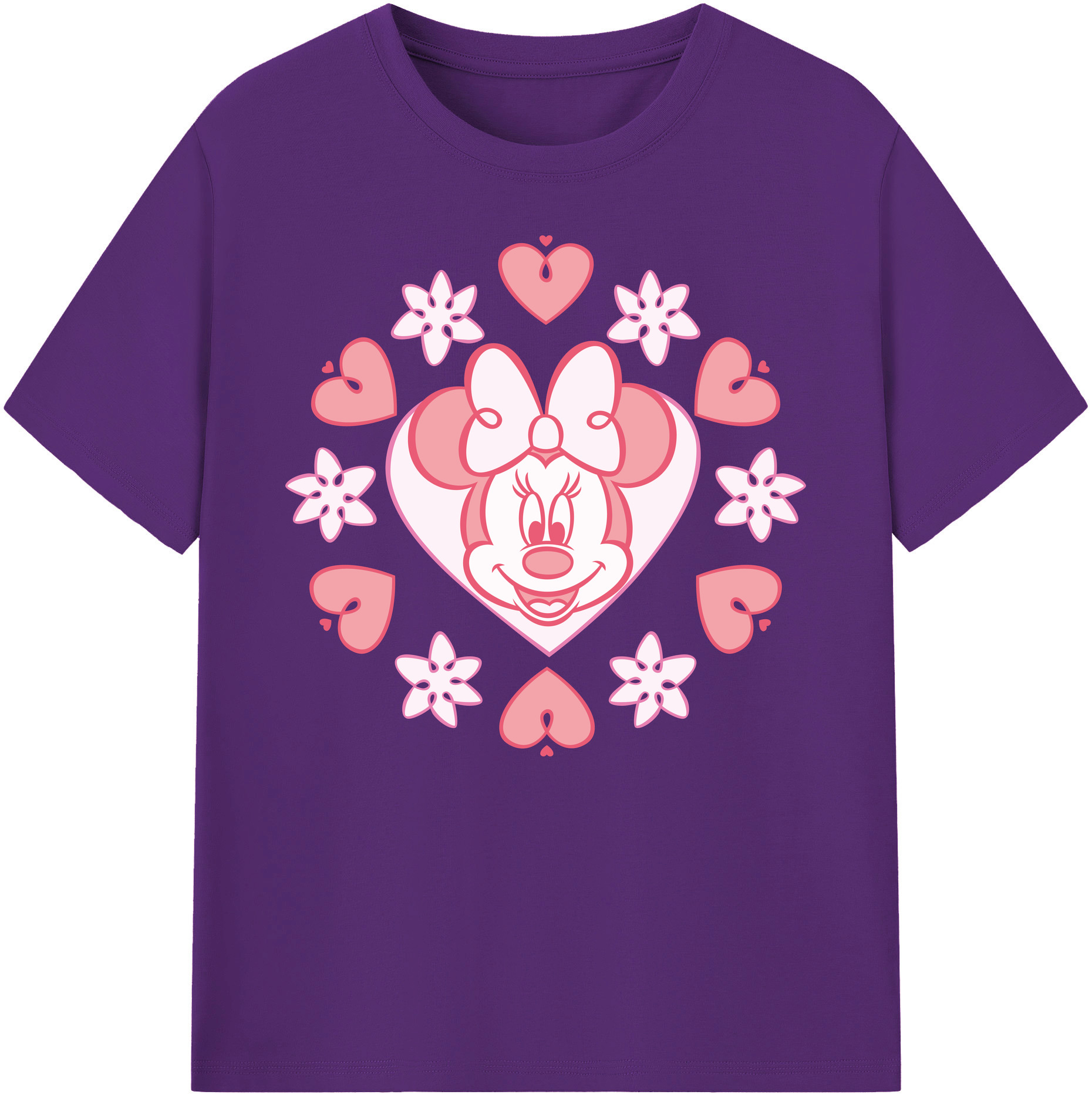 ミッキーマウス Mickey Mouse 綿100％ メンズ半袖Tシャツ｜肌触りやわらか＆通気性