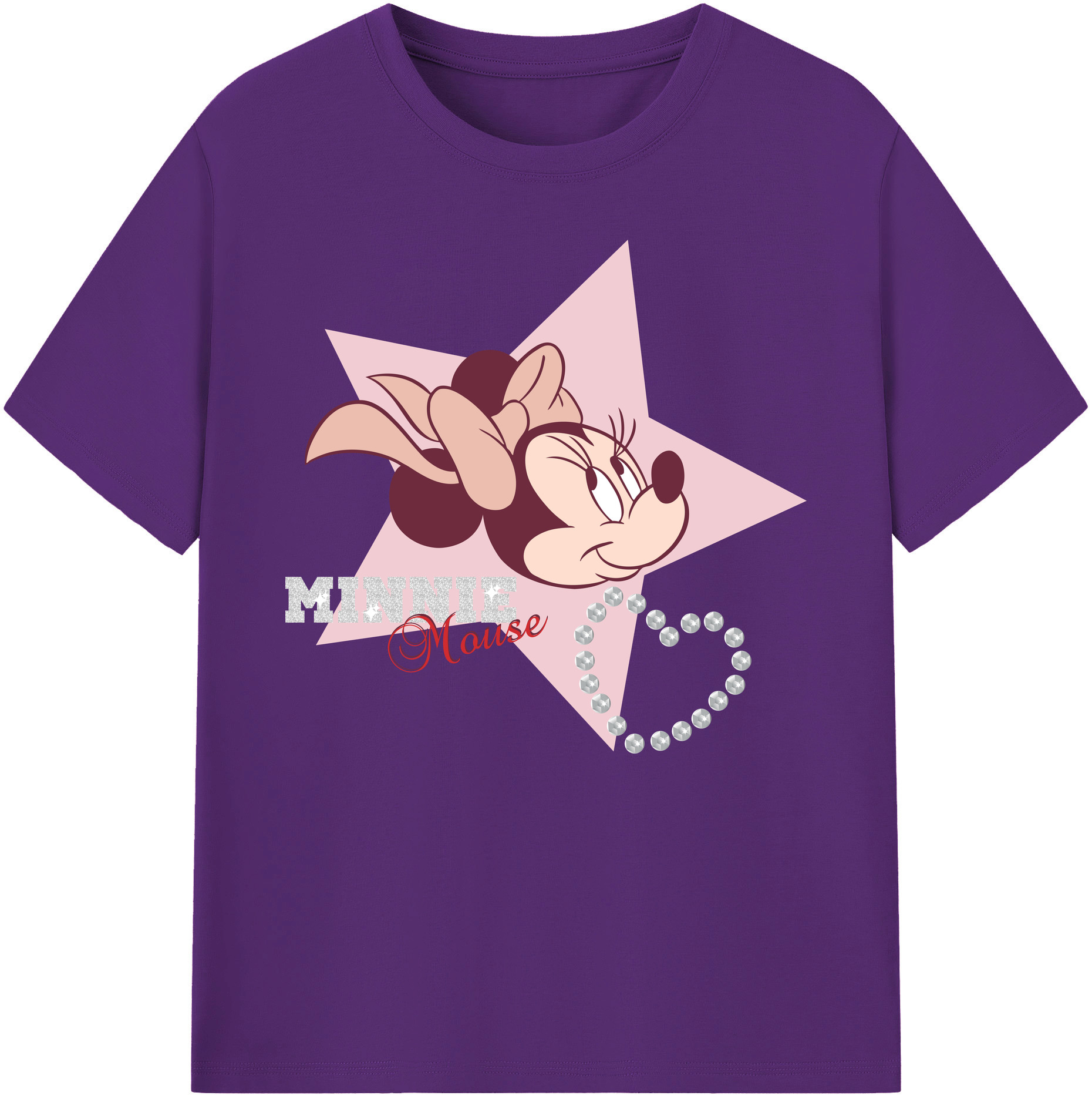 ミッキーマウス Mickey Mouse 綿100％ メンズ半袖Tシャツ｜肌触りやわらか＆通気性