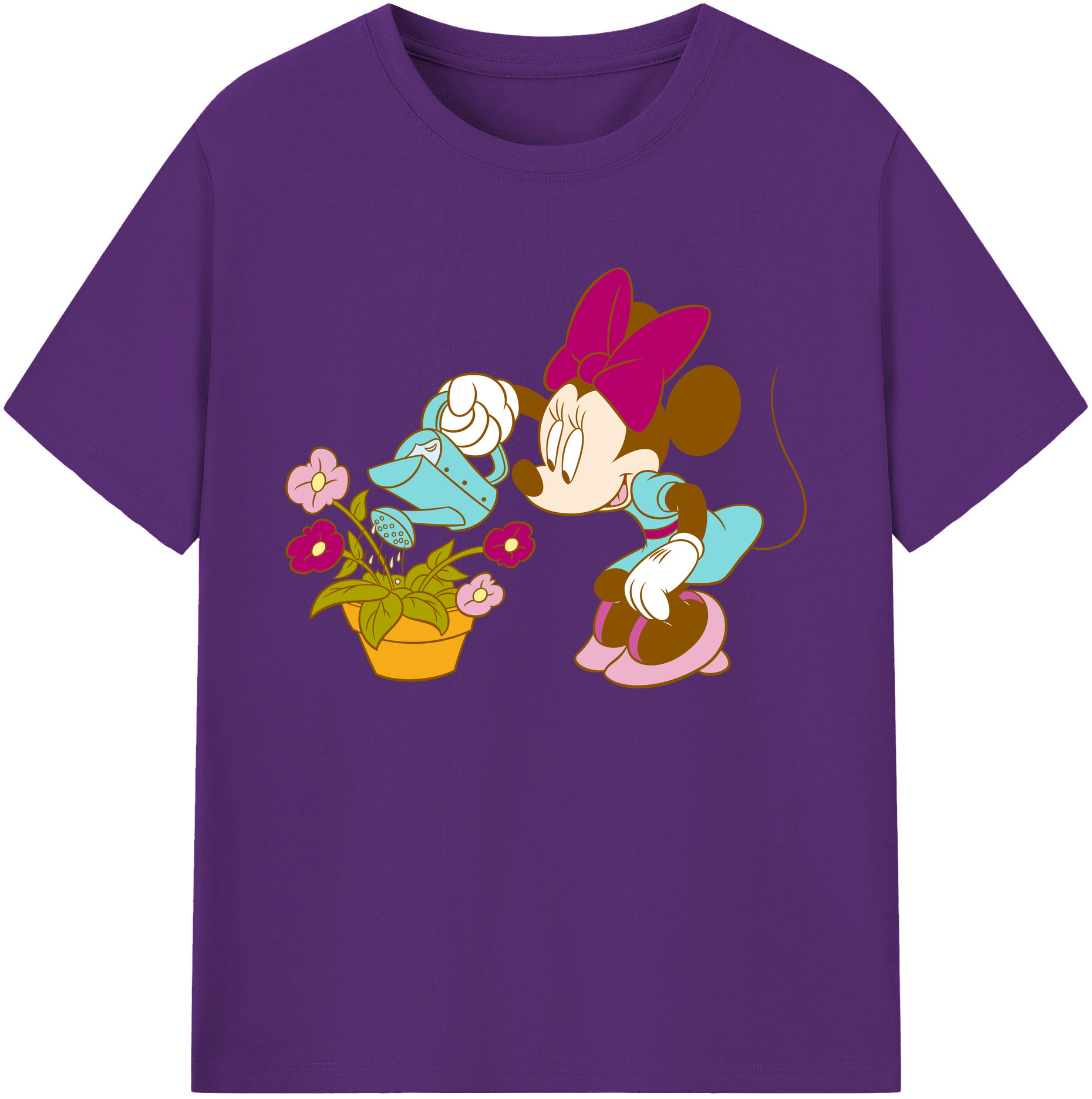 ミッキーマウス Mickey Mouse 綿100％ メンズ半袖Tシャツ｜肌触りやわらか＆通気性