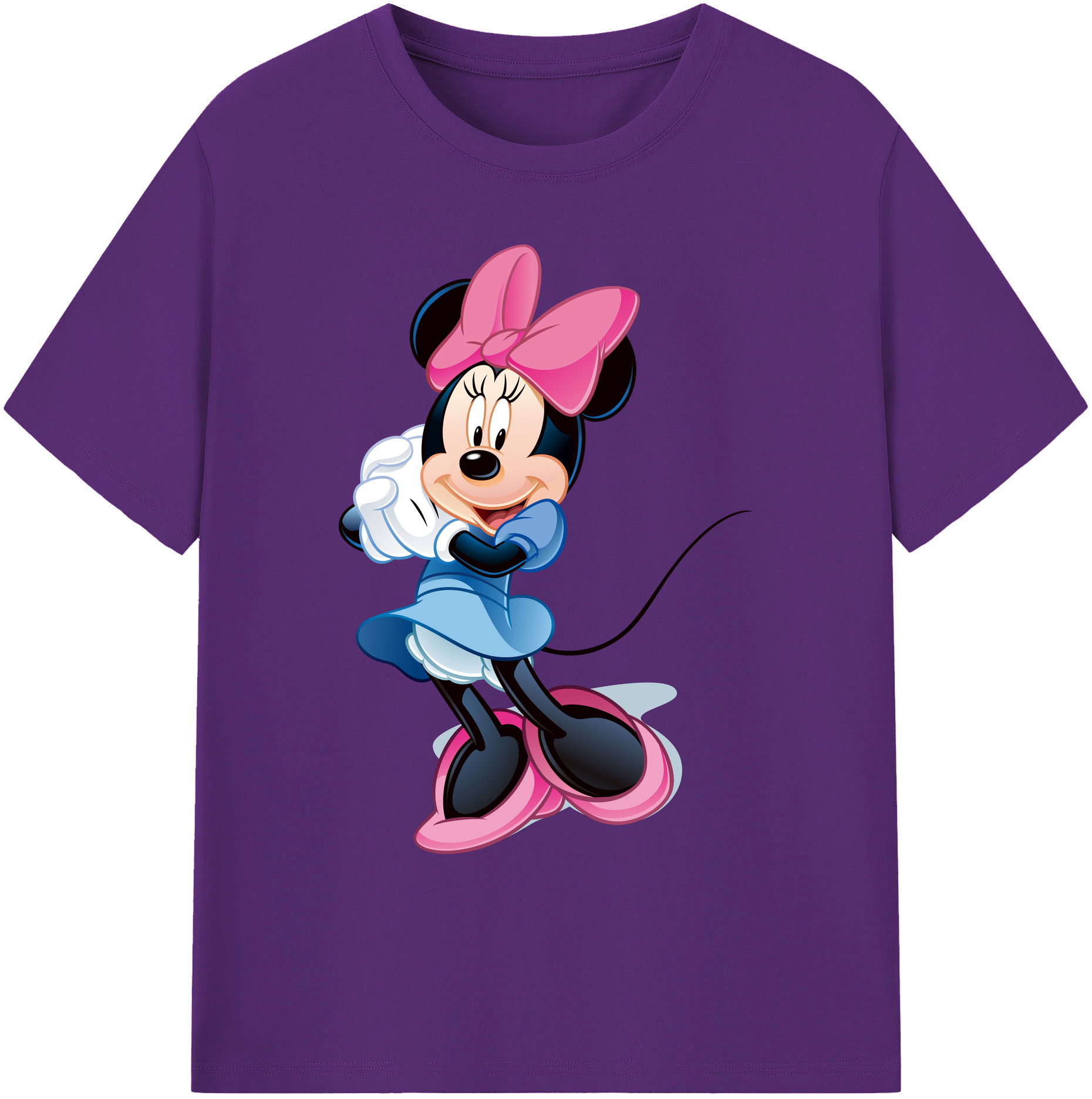 ミッキーマウス Mickey Mouse 綿100％ メンズ半袖Tシャツ｜肌触りやわらか＆通気性