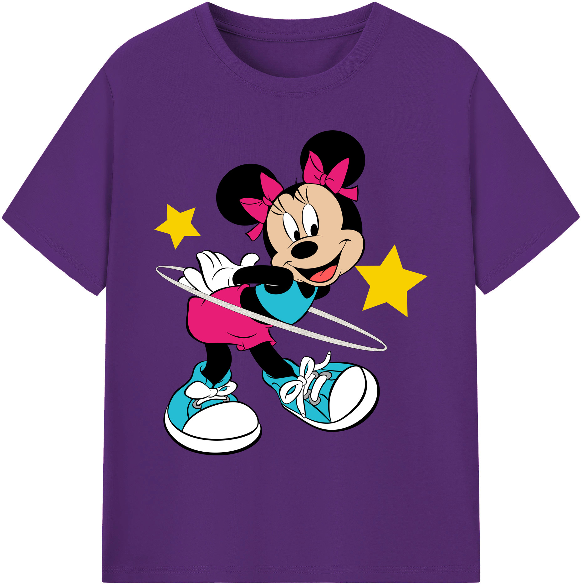 ミッキーマウス Mickey Mouse 綿100％ メンズ半袖Tシャツ｜肌触りやわらか＆通気性