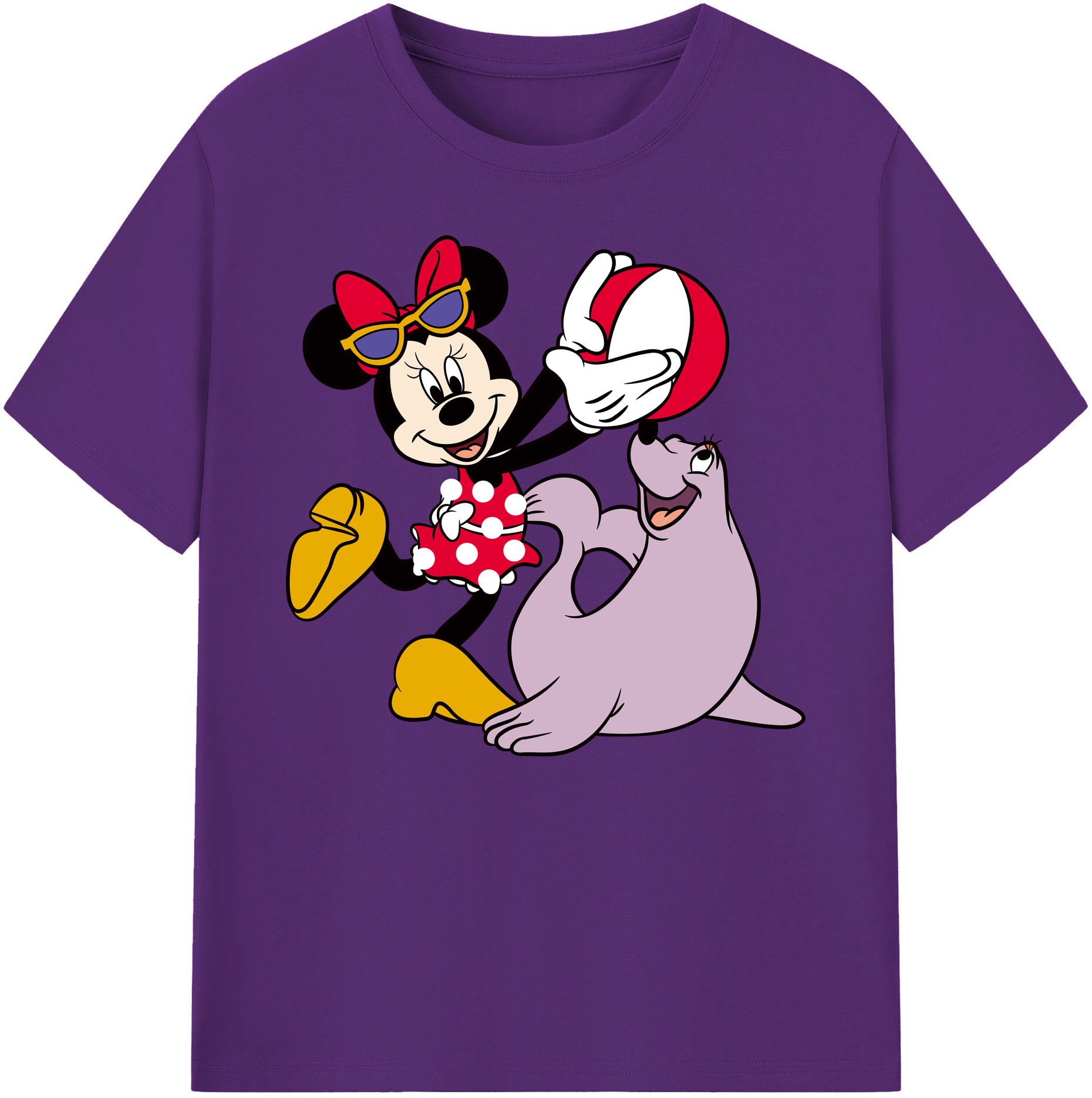 ミッキーマウス Mickey Mouse 綿100％ メンズ半袖Tシャツ｜肌触りやわらか＆通気性