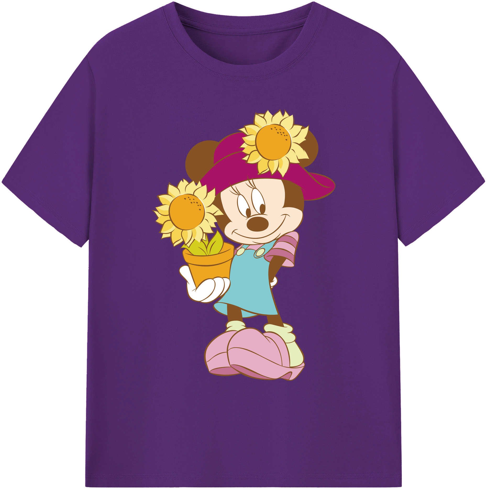 ミッキーマウス Mickey Mouse 綿100％ メンズ半袖Tシャツ｜肌触りやわらか＆通気性