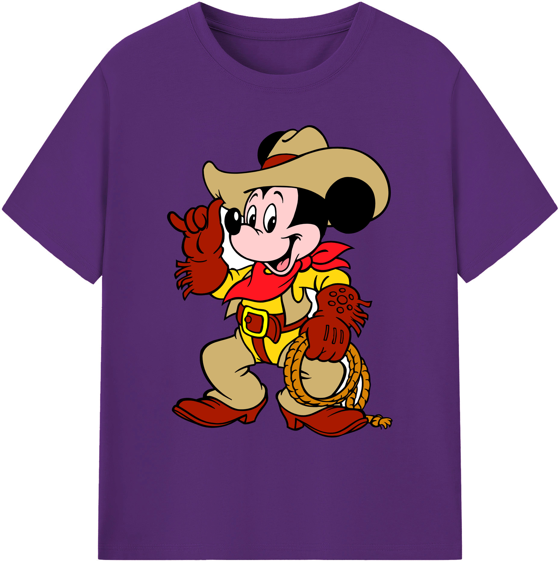 ミッキーマウス Mickey Mouse 綿100％ メンズ半袖Tシャツ｜肌触りやわらか＆通気性