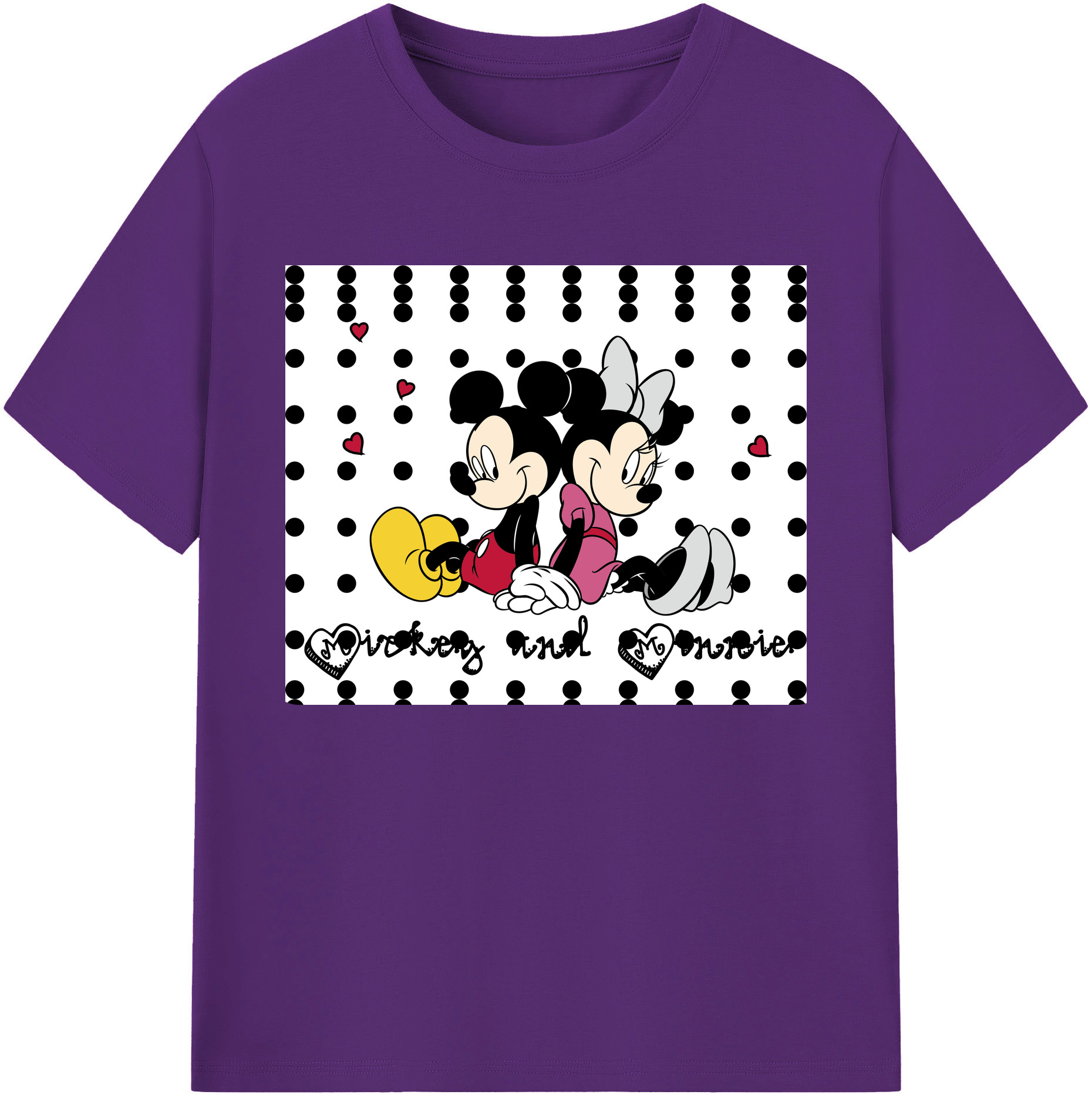 ミッキーマウス Mickey Mouse 綿100％ メンズ半袖Tシャツ｜肌触りやわらか＆通気性
