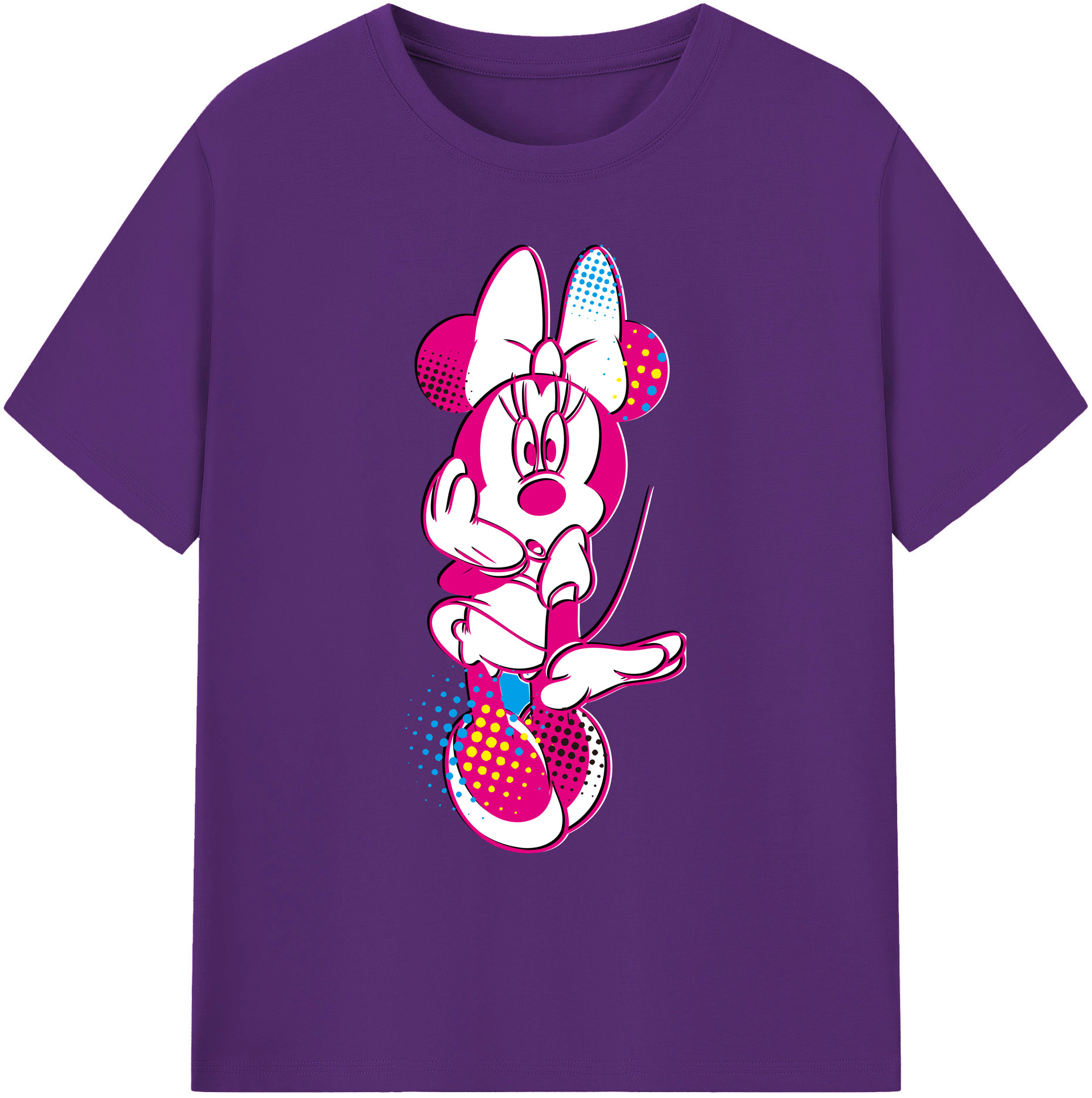 ミッキーマウス Mickey Mouse 綿100％ メンズ半袖Tシャツ｜肌触りやわらか＆通気性