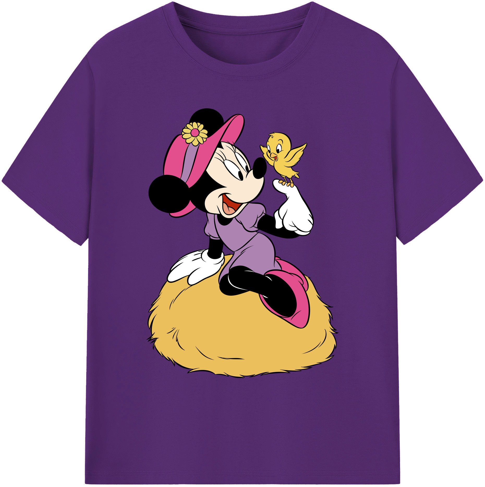 ミッキーマウス Mickey Mouse 綿100％ メンズ半袖Tシャツ｜肌触りやわらか＆通気性