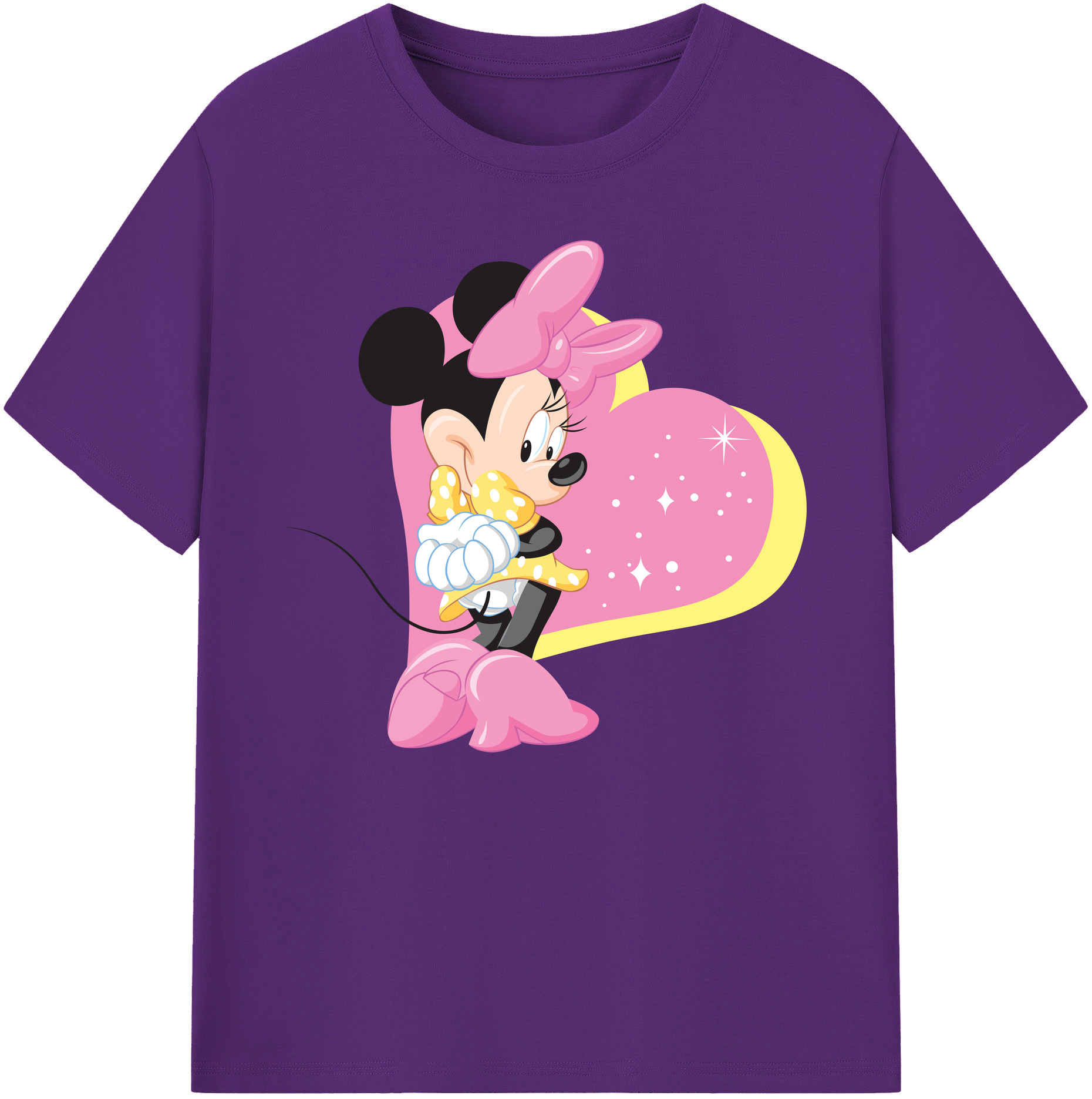 ミッキーマウス Mickey Mouse 綿100％ メンズ半袖Tシャツ｜肌触りやわらか＆通気性