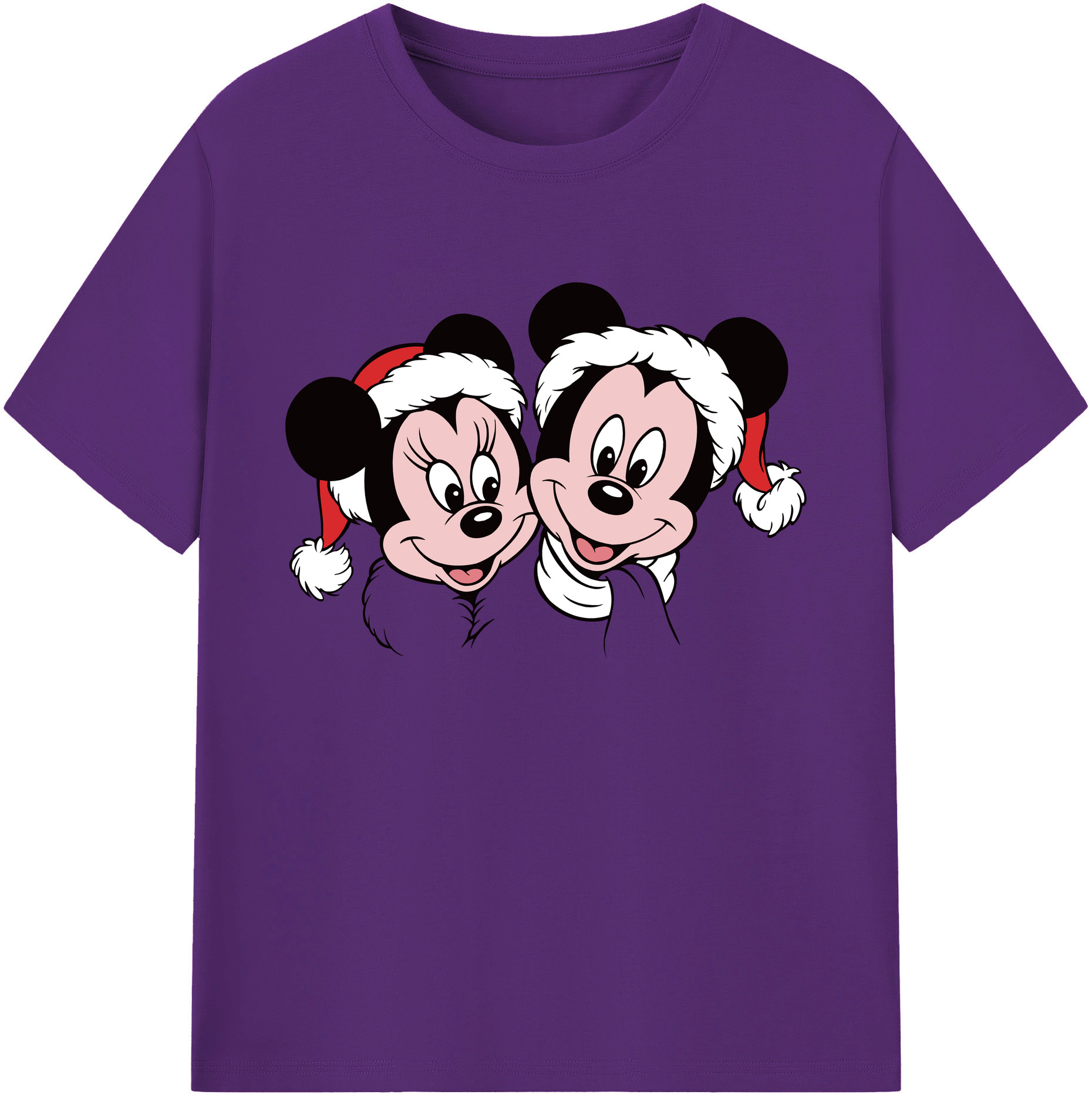 ミッキーマウス Mickey Mouse 綿100％ メンズ半袖Tシャツ｜肌触りやわらか＆通気性