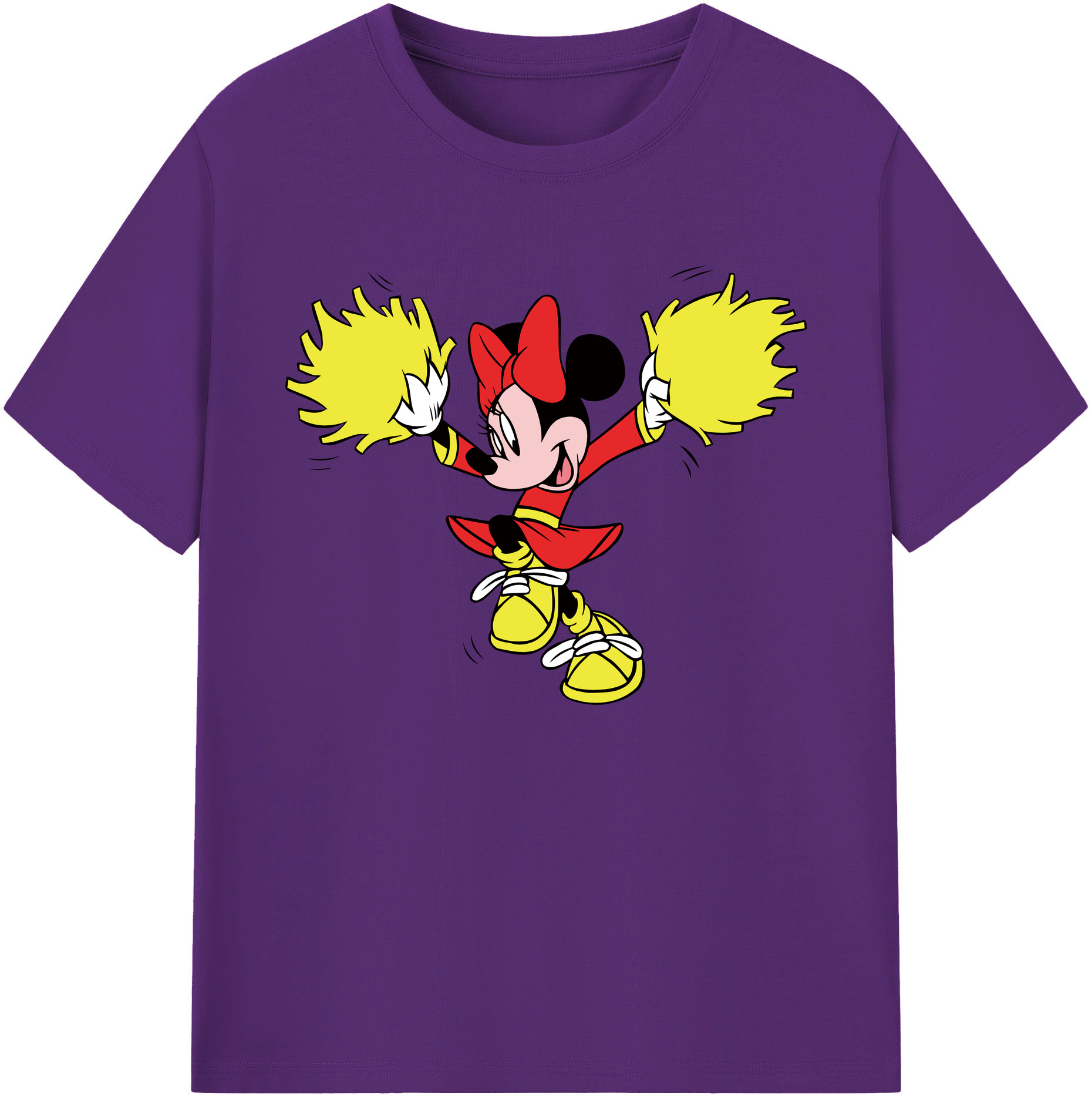 ミッキーマウス Mickey Mouse 綿100％ メンズ半袖Tシャツ｜肌触りやわらか＆通気性