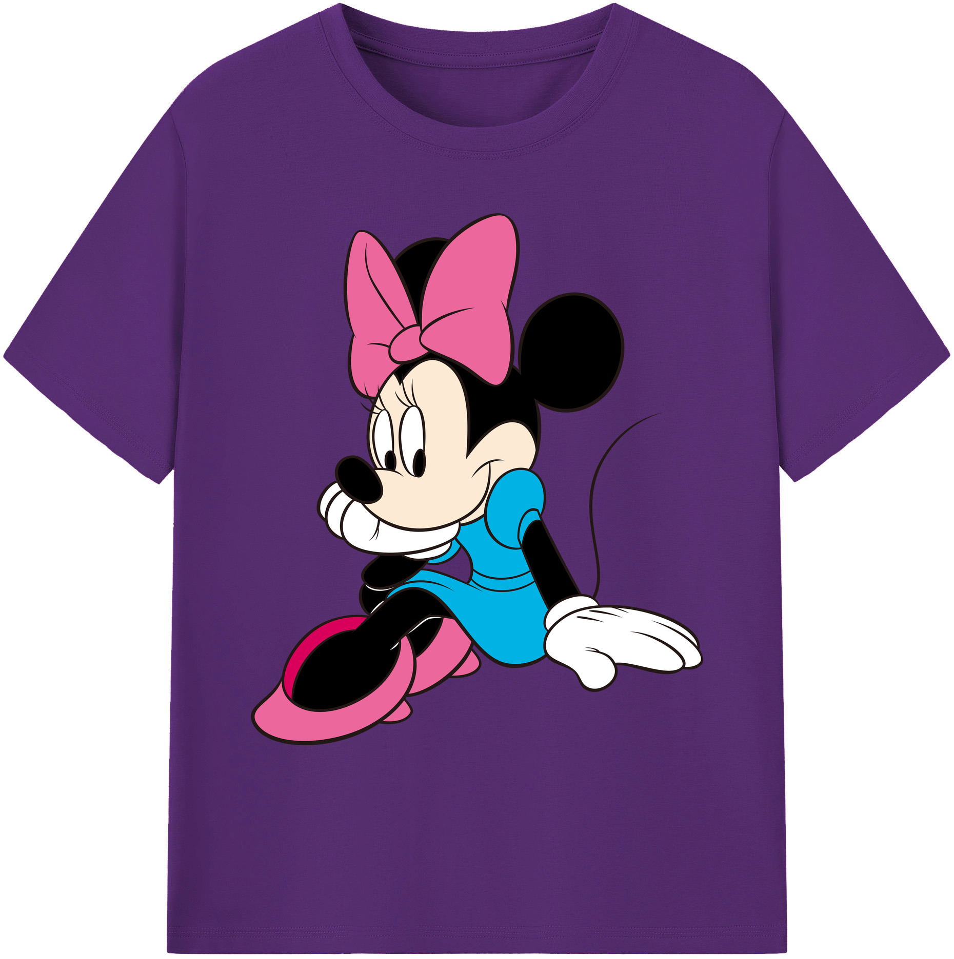 ミッキーマウス Mickey Mouse 綿100％ メンズ半袖Tシャツ｜肌触りやわらか＆通気性