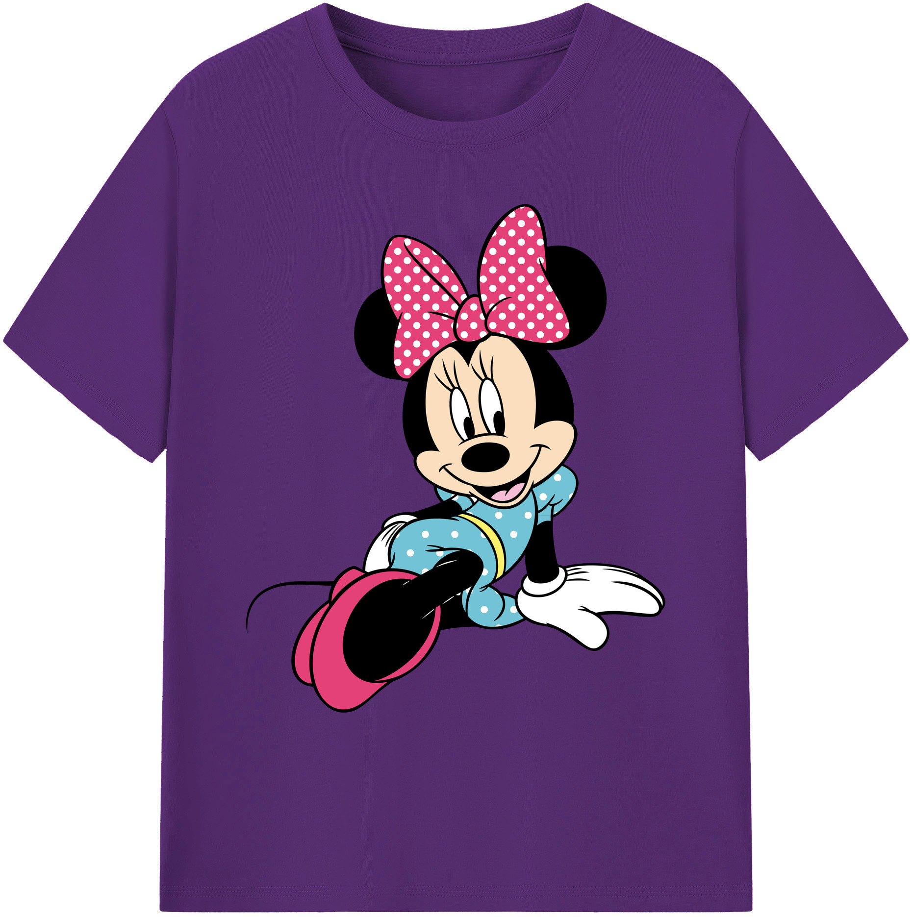 ミッキーマウス Mickey Mouse 綿100％ メンズ半袖Tシャツ｜肌触りやわらか＆通気性